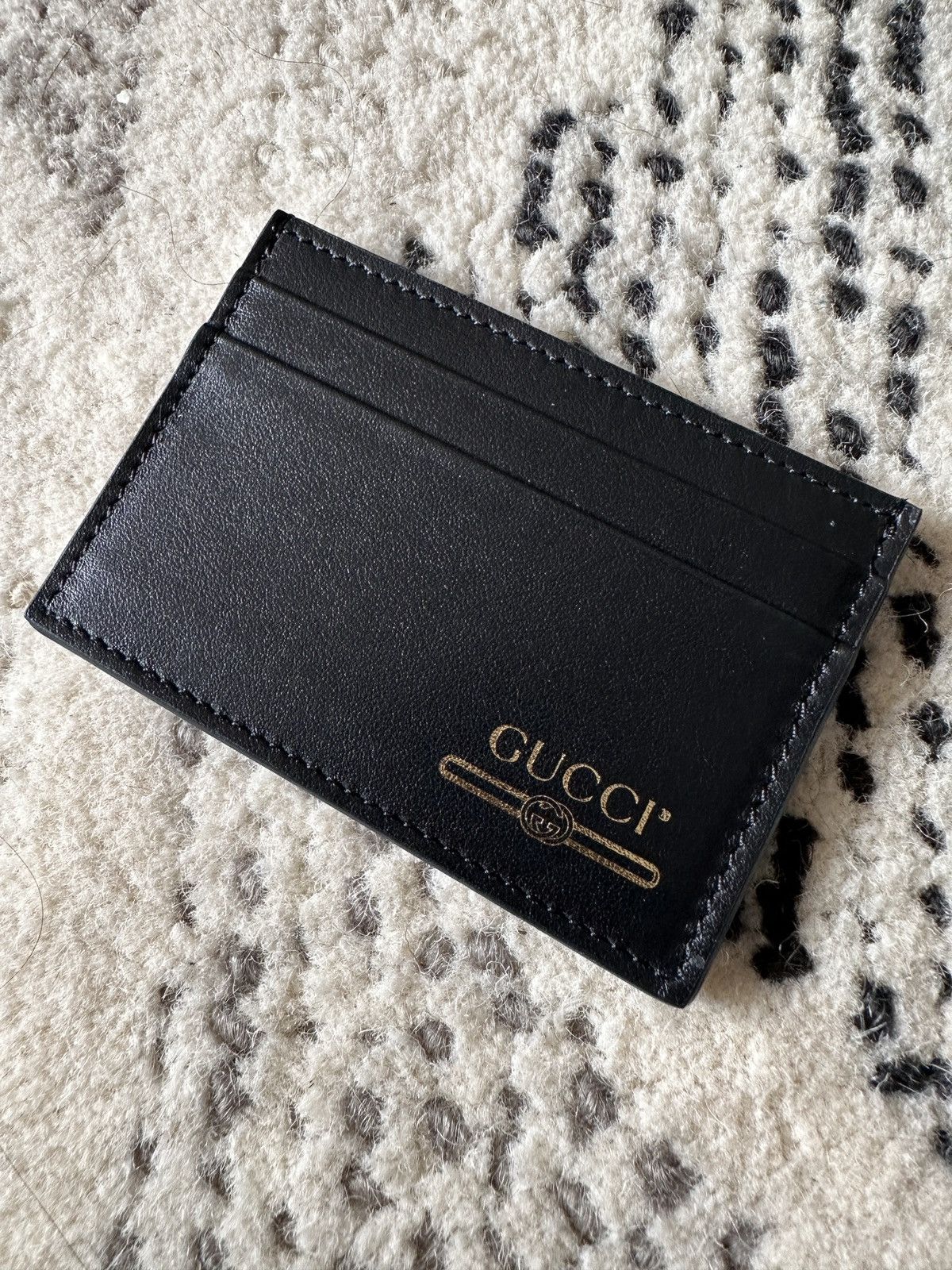 Gucci Gold Letter Cardholder