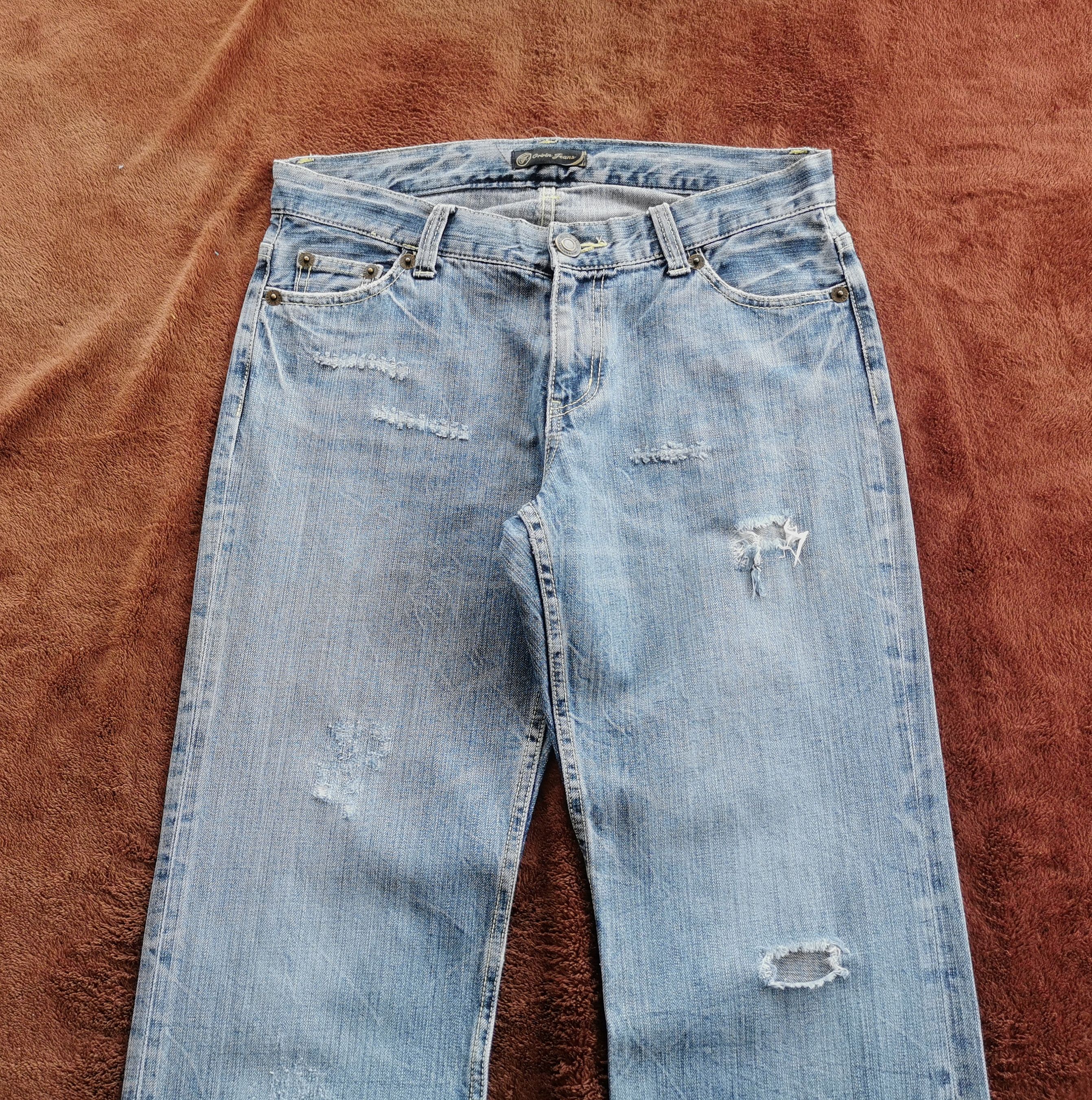 A1923 Oririns Bootcuts Distressed Jeans Size 32''x31'' Size US 32 / EU 48 - 4 Thumbnail
