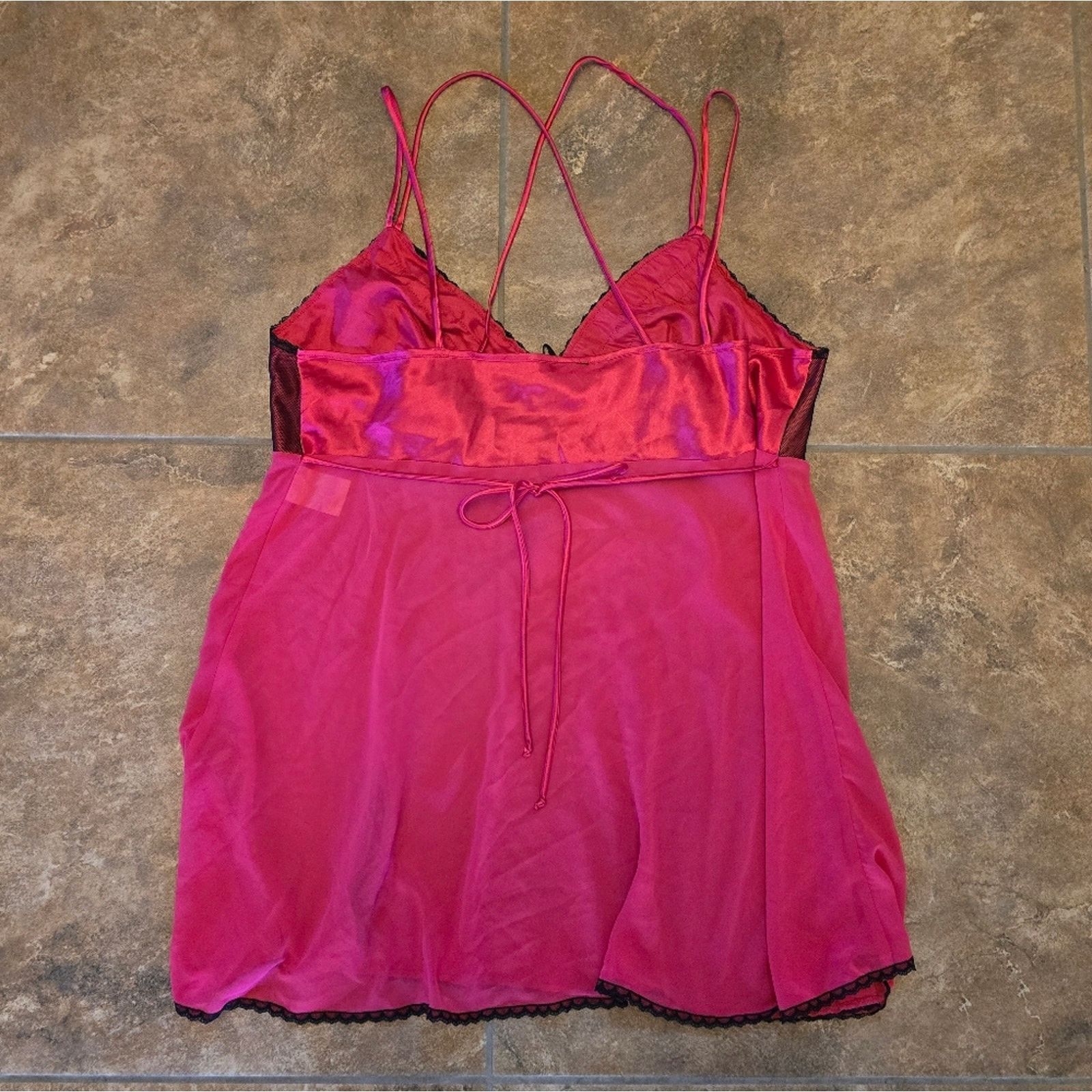 Other Hot Pink | CALIFORNIA DYNASTY | Lingerie Nightie Size ONE SIZE - 2 Thumbnail