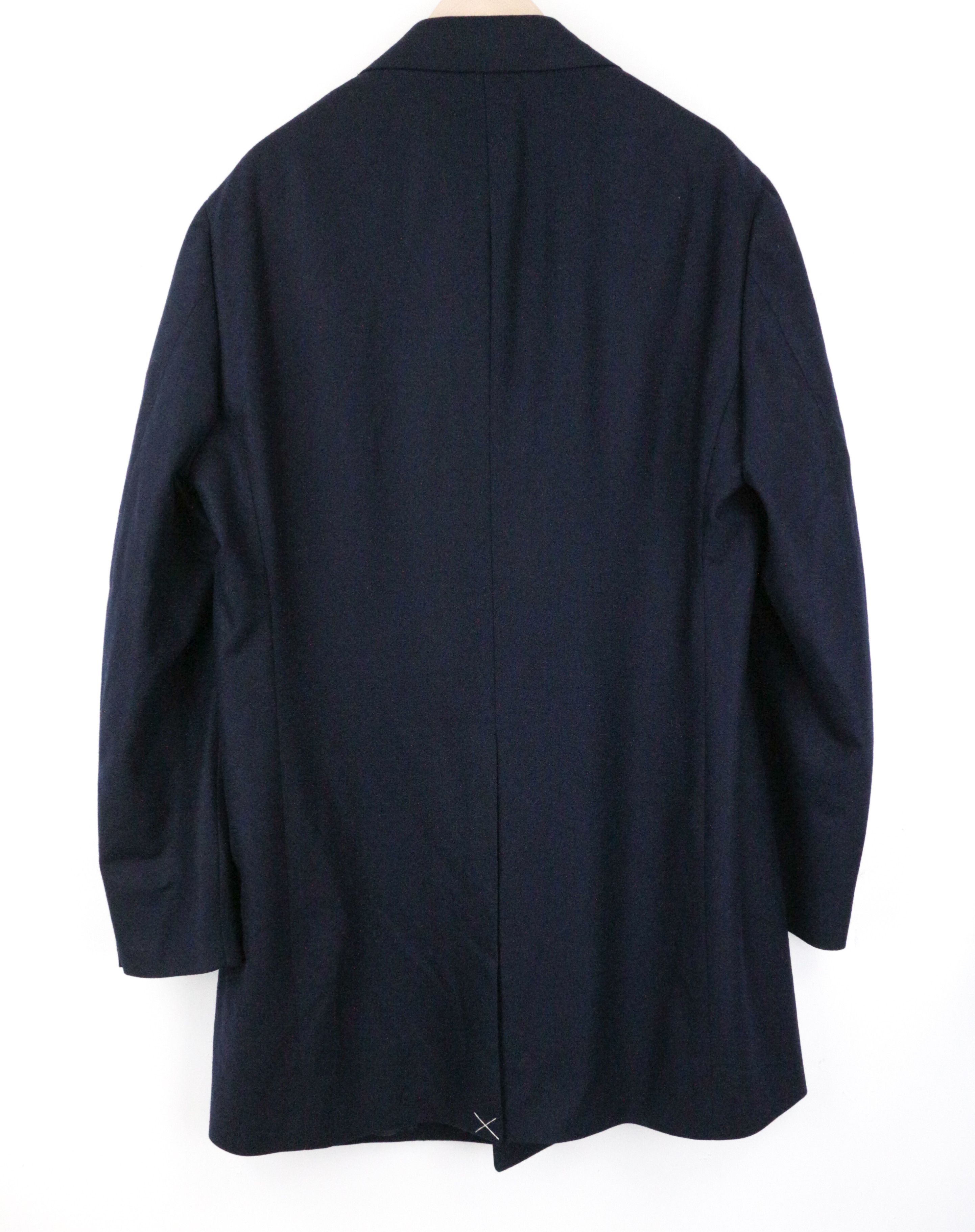 Suitsupply VICENZA UK48R Navy Wool Flannel Coat 66699 Size US XXL / EU 58 / 5 - 2 Thumbnail