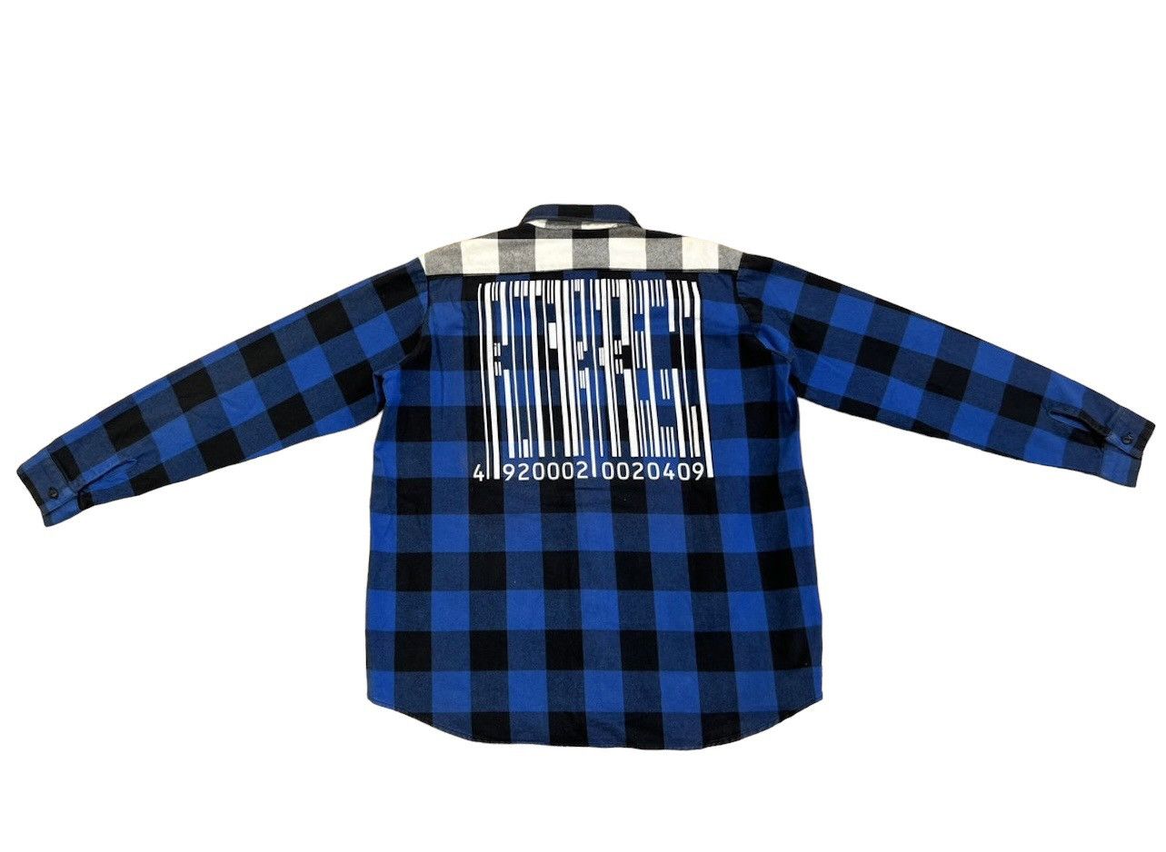 Japanese Brand Japan Brand ROTAR Thick Oversize Cyberpunk Flannel Shirt Size US M / EU 48-50 / 2 - 1 Thumbnail