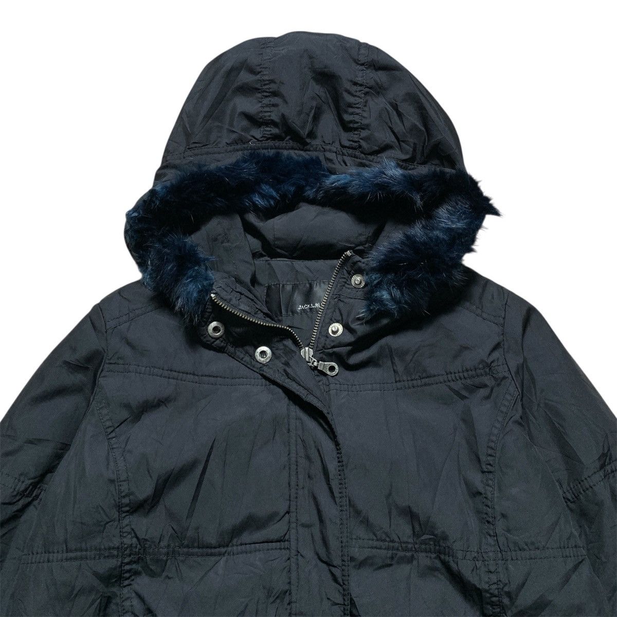 Japanese Brand 2000s Jack&Jill Fur ifsix LGB GOA Style Puffer Jacket Size US L / EU 52-54 / 3 - 2 Thumbnail