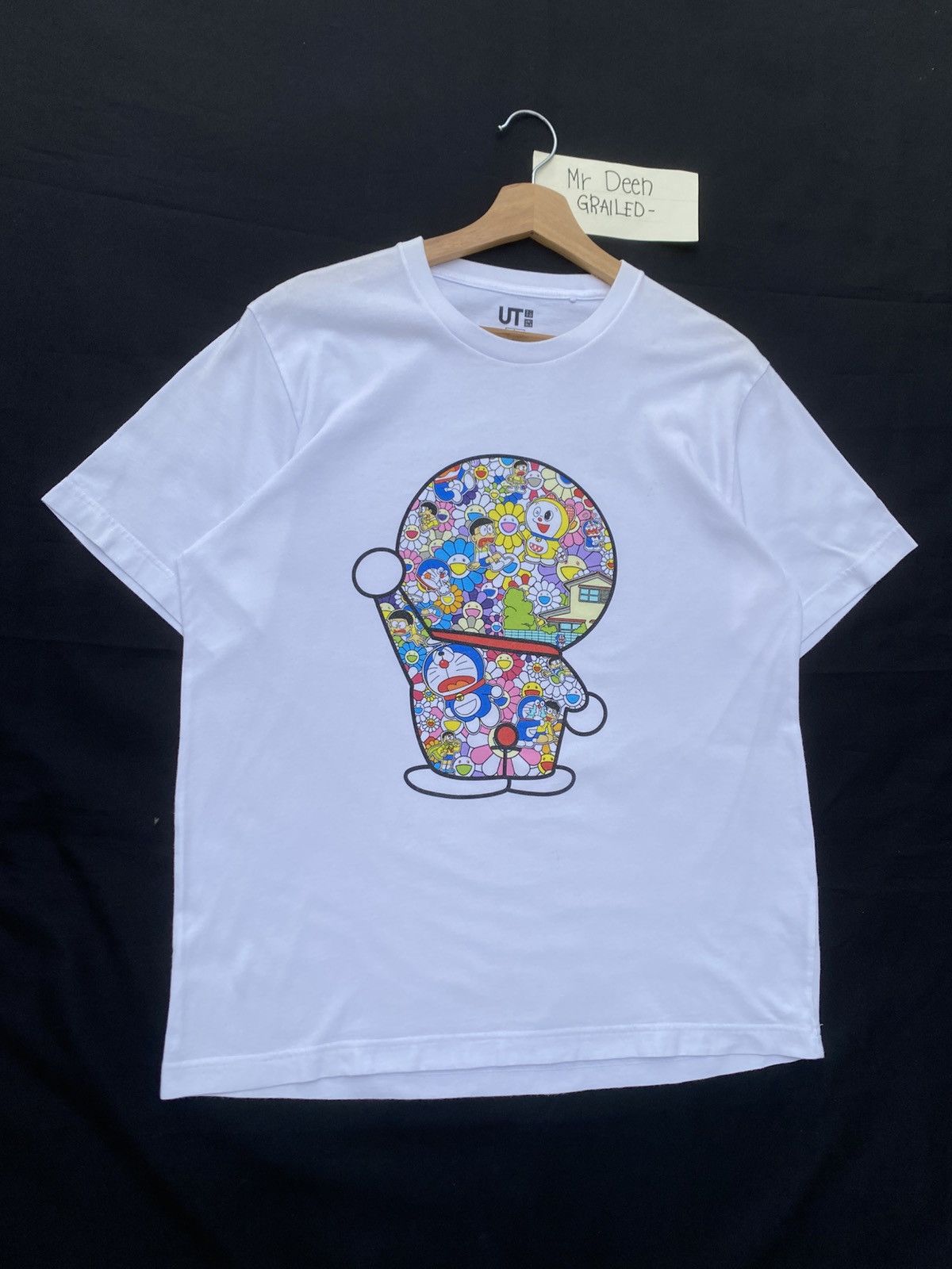 Takashi Murakami × Uniqlo Rare Uniqlo x Takashi Murakami Doraemon White Tshirt Size US L / EU 52-54 / 3 - 3 Thumbnail