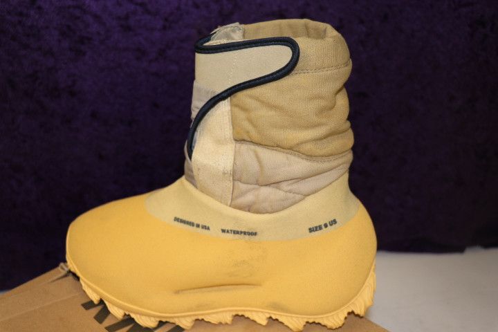 Adidas × Kanye West Adidas × Kanye West Yeezy YZY KNIT RNR Boot Sulfur Size US 9 / EU 42 - 3 Thumbnail