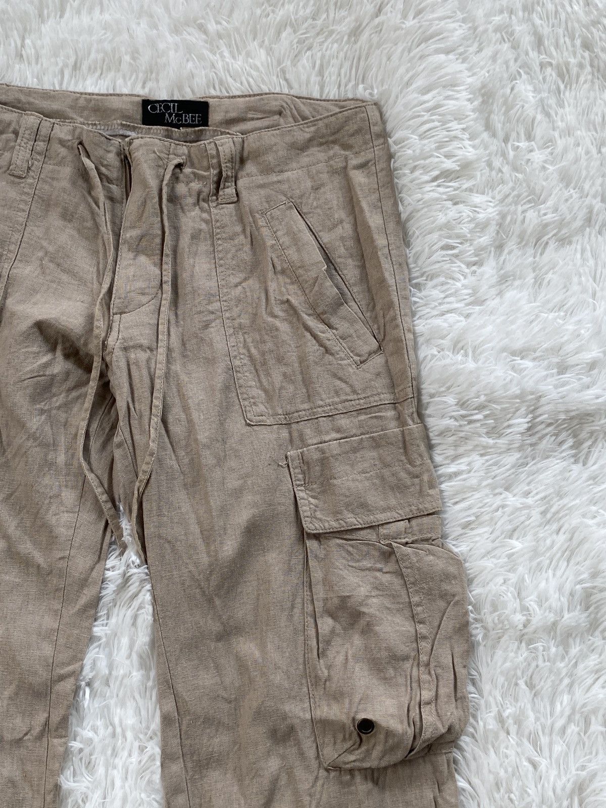Vintage BINDING NOW🔥 Cecil Mc Bee bondage cargo pant rare Size 30" / US 8 / IT 44 - 5 Thumbnail