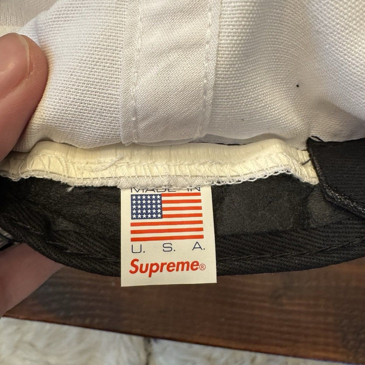 Supreme Supreme World Famous Way Back 5-Panel Snapback Hat Size ONE SIZE - 6 Thumbnail