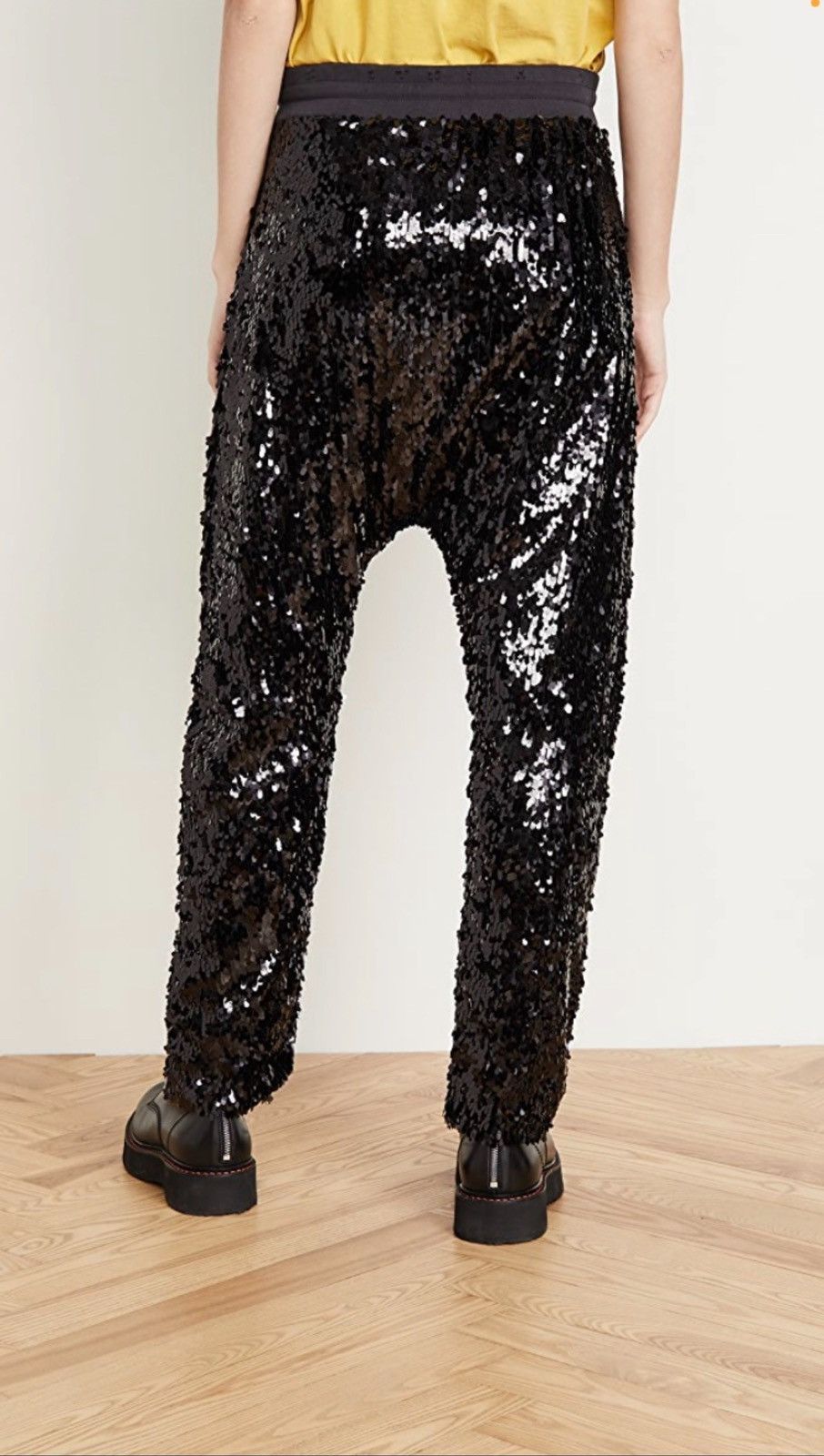 R13 Sequin Harem pants Black. XS Size 26" / US 2 / IT 38 - 9 Thumbnail