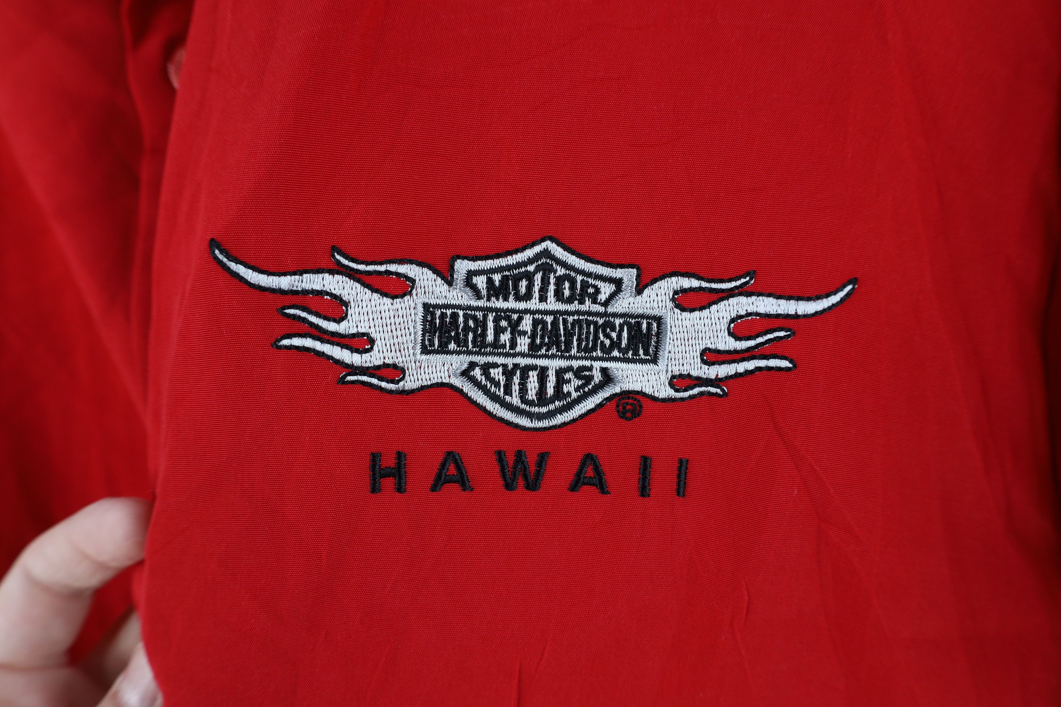 Harley Davidson Vintage Harley Davidson Tribal Fire Flames Button Shirt Size US M / EU 48-50 / 2 - 4 Thumbnail