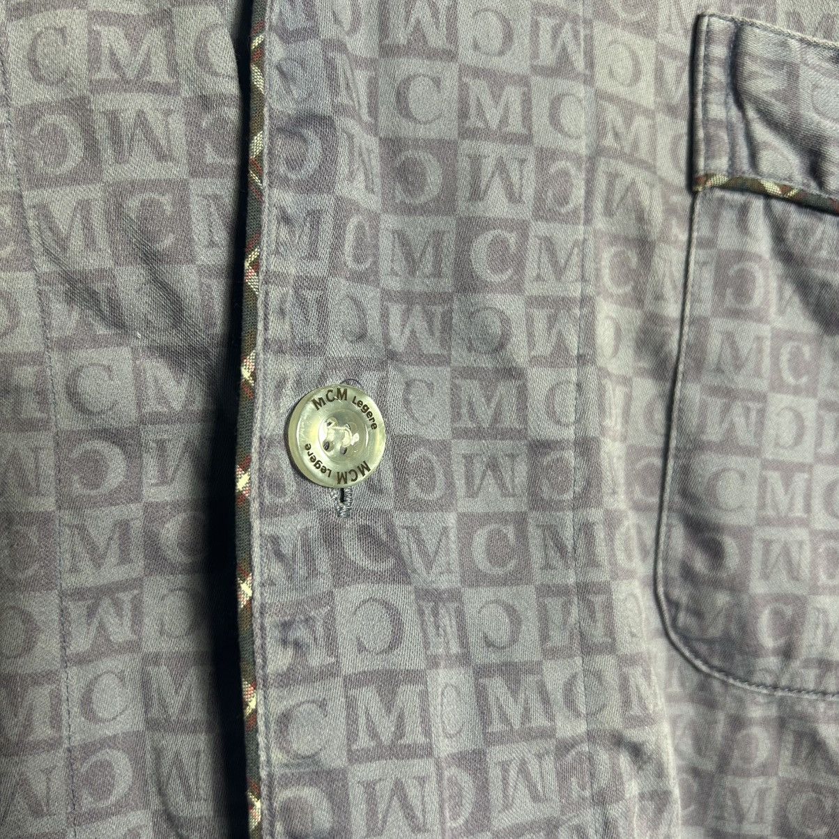 MCM × Vintage Vintage MCM Monogram Button Up Shirt/Pajamas Size US L / EU 52-54 / 3 - 4 Thumbnail