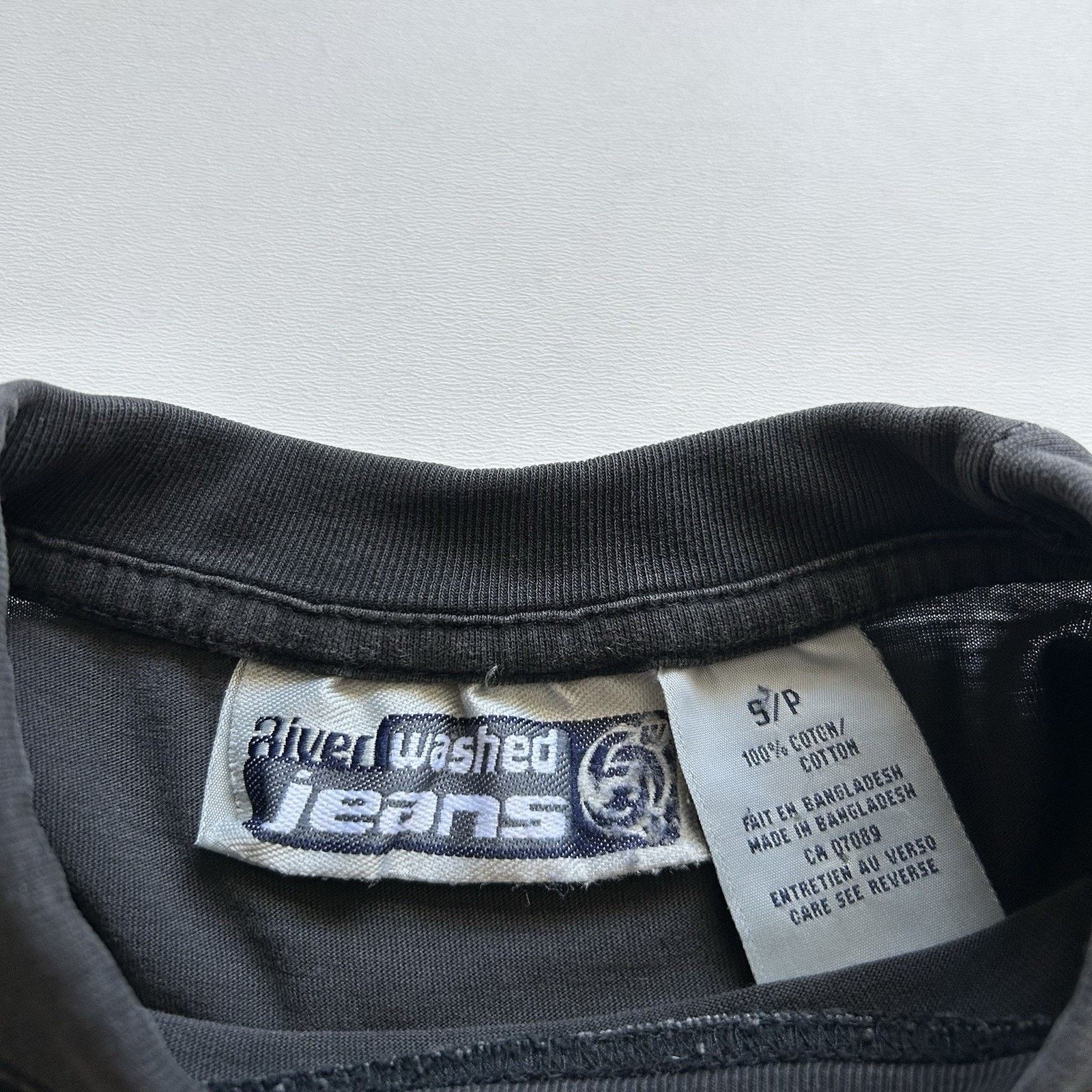 Hanes Vintage 90s Sun Faded Black Blank T-Shirt Small Relaxed Rare Size US S / EU 44-46 / 1 - 5 Thumbnail
