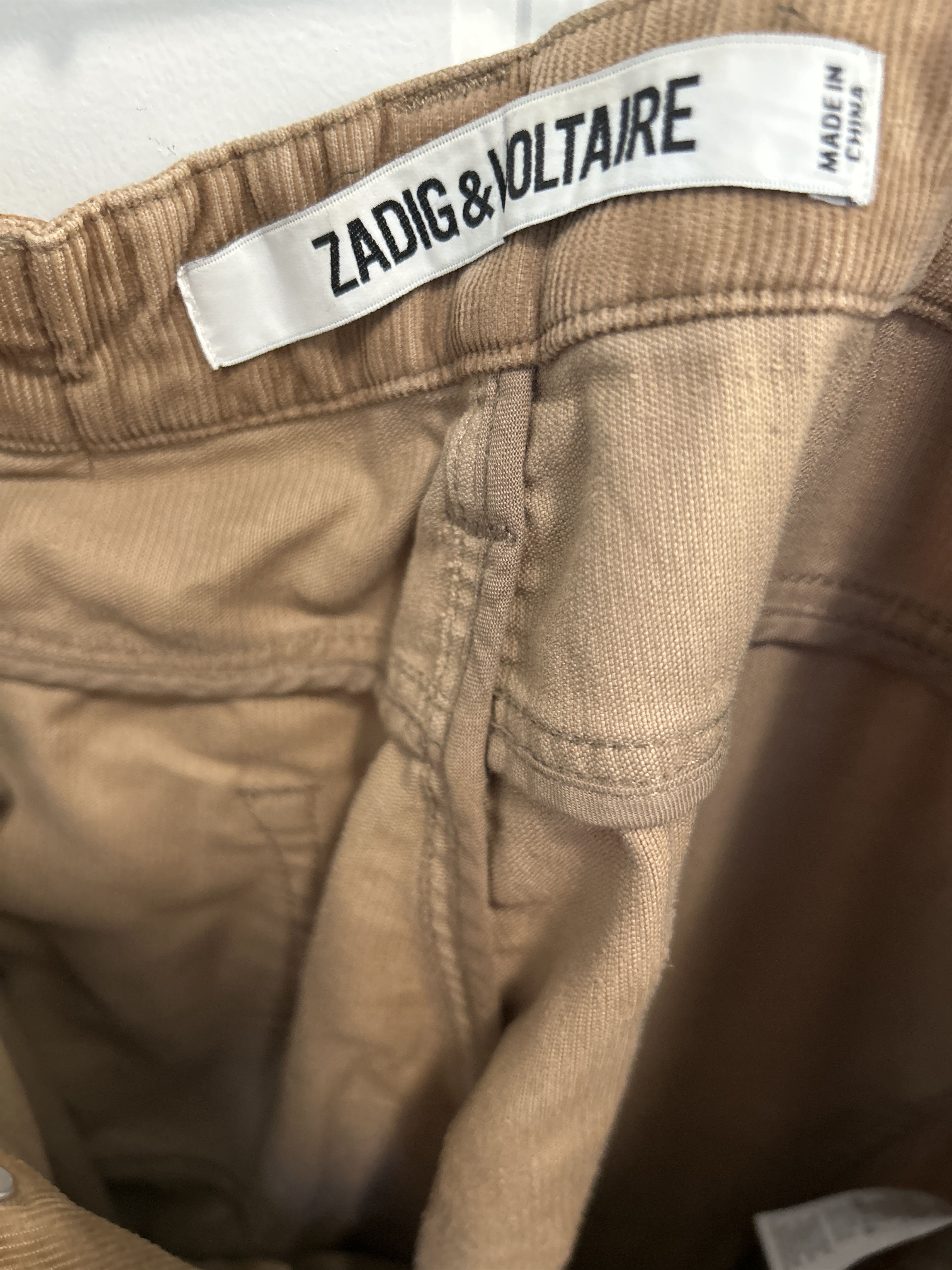Zadig & Voltaire Zadig & Voltaire Beige corduroy pants Size US 32 / EU 48 - 4 Thumbnail