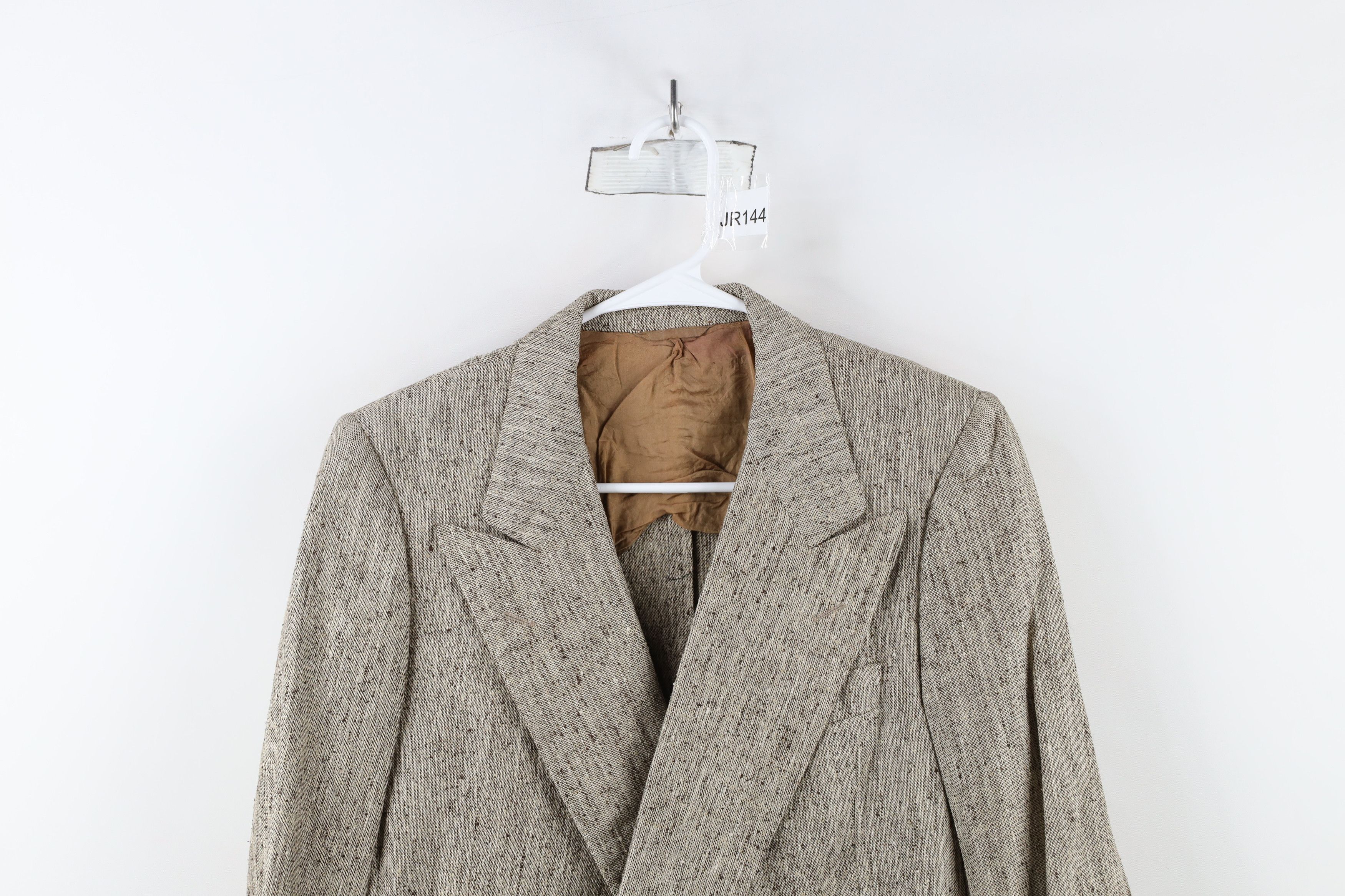 Vintage Vintage 60s 70s Rockabilly Wool Tweed Blazer Suit Jacket USA Size US L / EU 52-54 / 3 - 2 Thumbnail