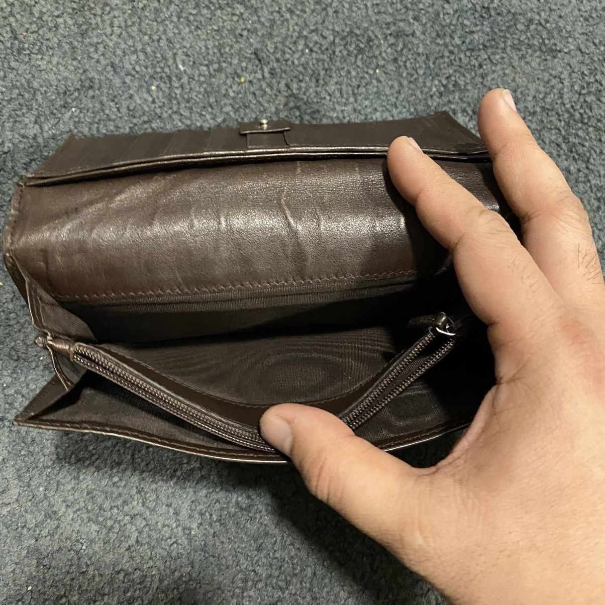 Gucci VINTAGE Y2K GUCCI GG PATTERN LEATHER LONG WALLET Size ONE SIZE - 9 Thumbnail