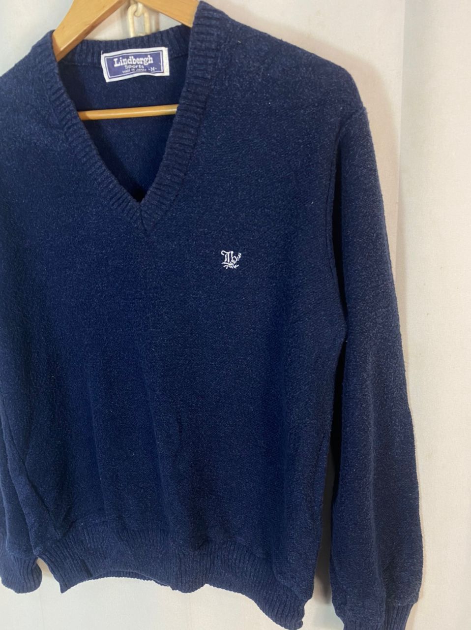 Japanese Brand × Lindbergh × Vintage Vintage Lindbergh sport vneck sweatshirt Size US M / EU 48-50 / 2 - 2 Thumbnail