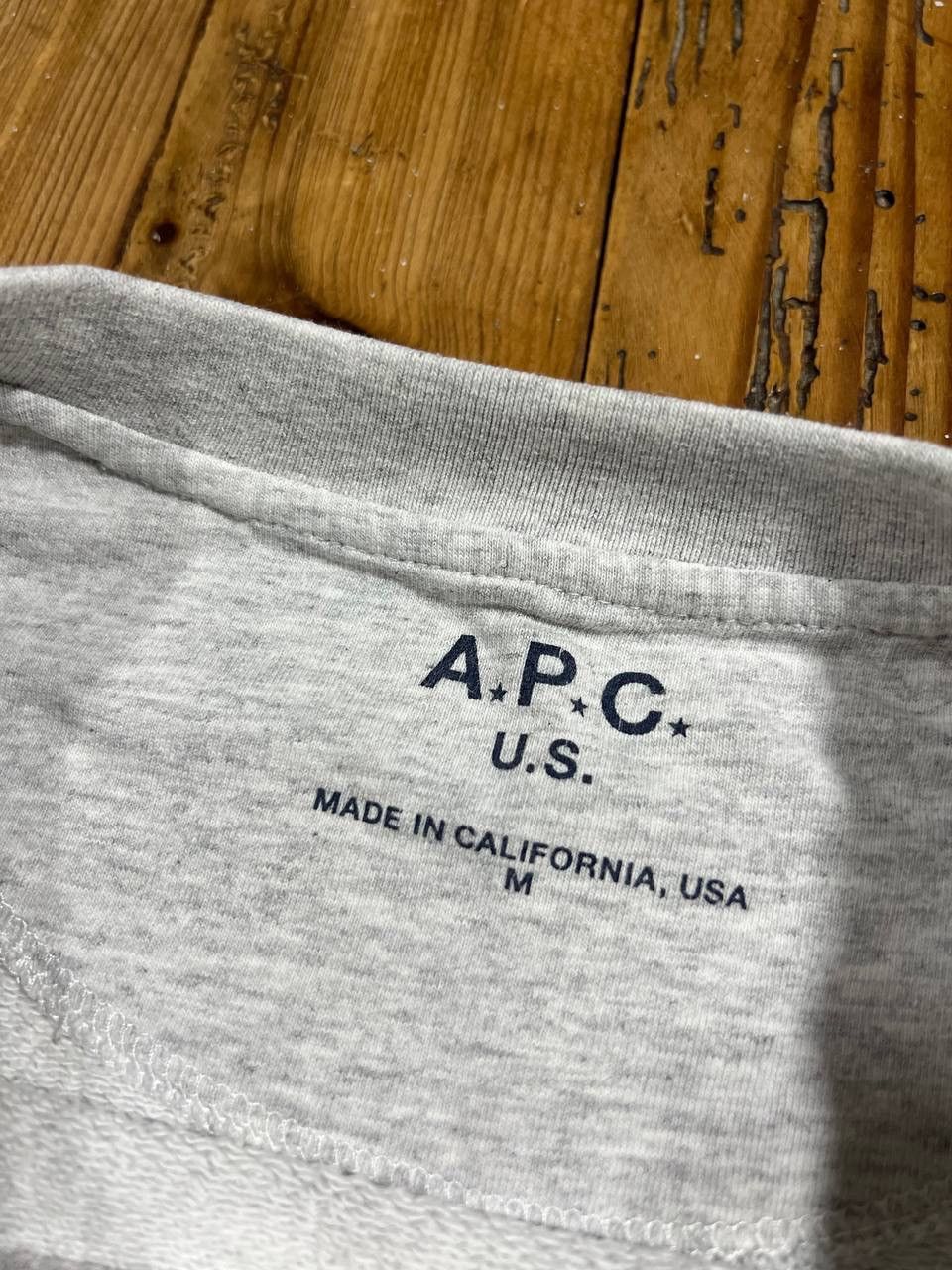 A.P.C. A.P.C. US crewneck Size US M / EU 48-50 / 2 - 5 Thumbnail