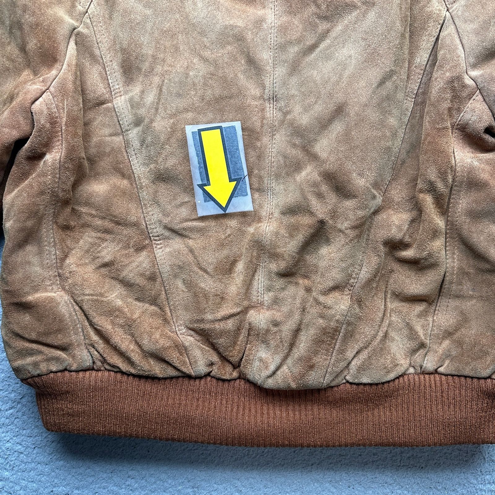 Other Vintage Bermans Suede Leather Heavy Hooded Jacket 44 Large Size US L / EU 52-54 / 3 - 9 Thumbnail