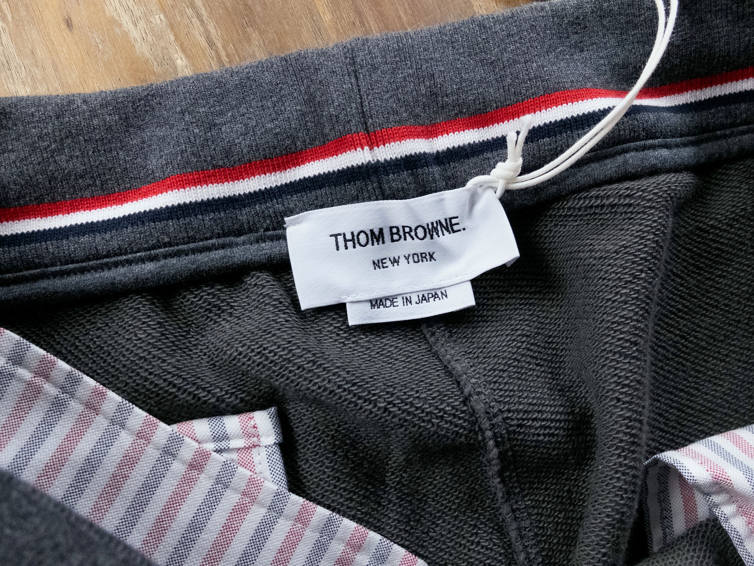 Thom Browne THOM BROWNE gray Loopback 4-Bar cotton sweatpants Size 4 XL Size US 36 / EU 52 - 7 Thumbnail