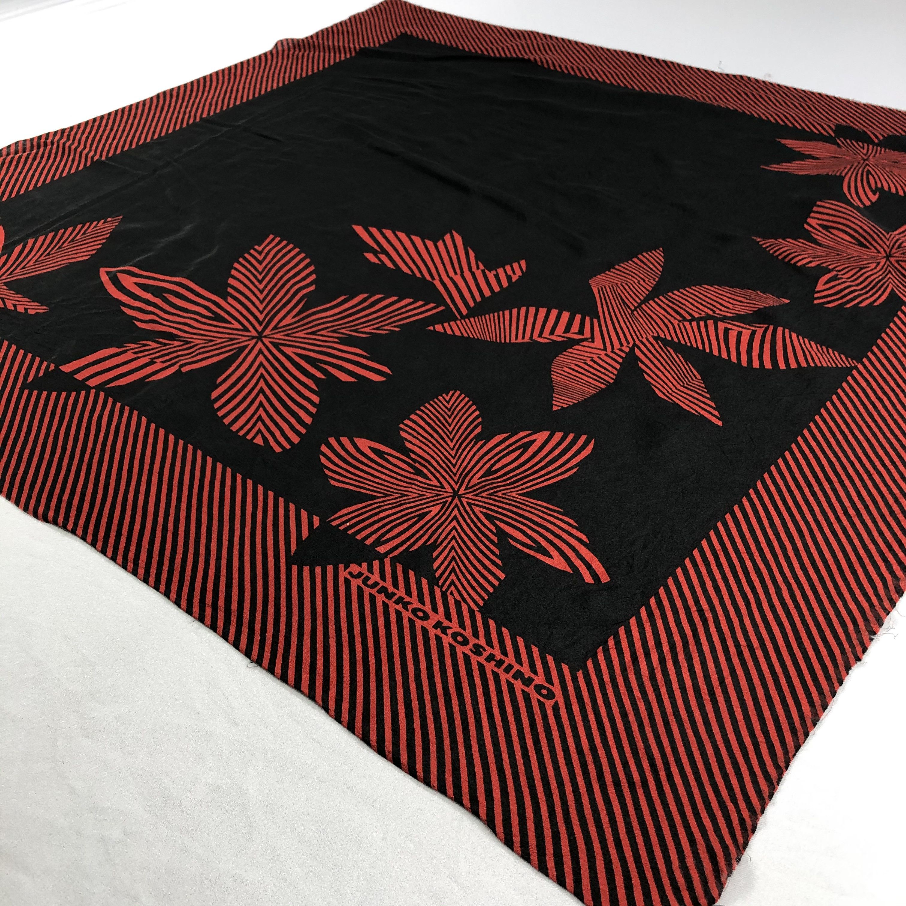 Vintage Vintage Junko Koshino Silk Scarf Size ONE SIZE - 3 Thumbnail