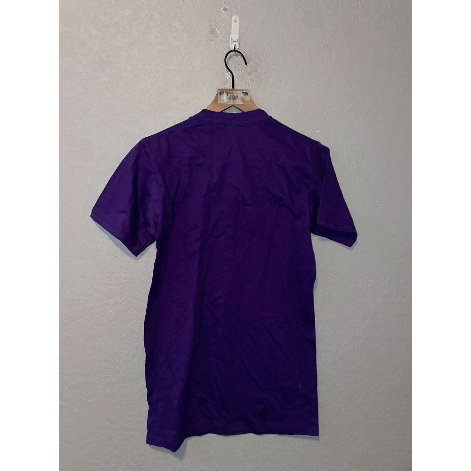Jerzees Vintage Flower Shirt Wild West Bird Purple Tee VTG 90s Small Size US S / EU 44-46 / 1 - 7 Thumbnail