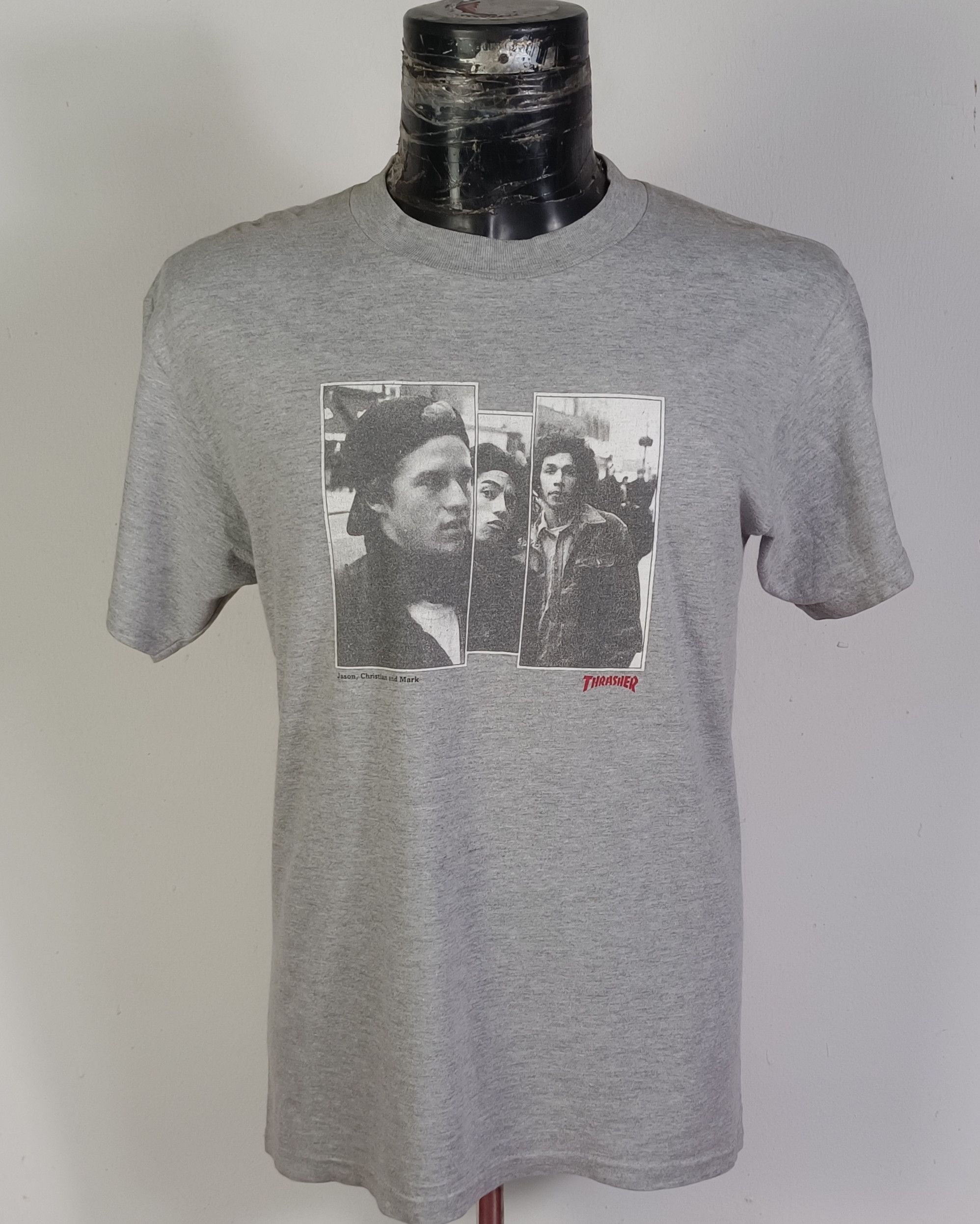 トップス THRASHER TEE \"Jason,Christian and Mark\" Thrasher Jason Christian And Mark Shirt - Vintagenclassic Tee