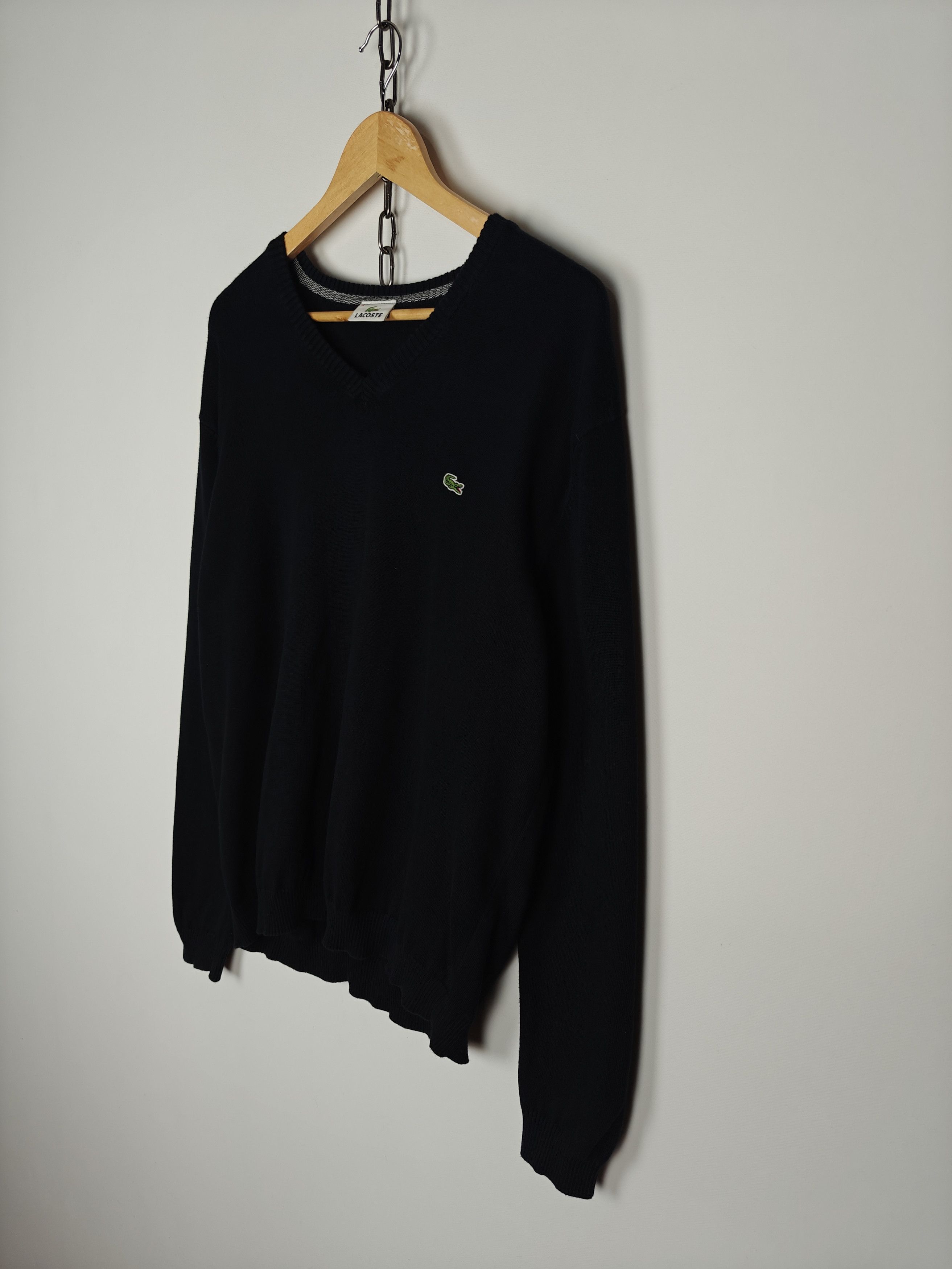 Lacoste Lacoste Sweater Pullover Logo Black size 6 Size US XL / EU 56 / 4 - 5 Thumbnail
