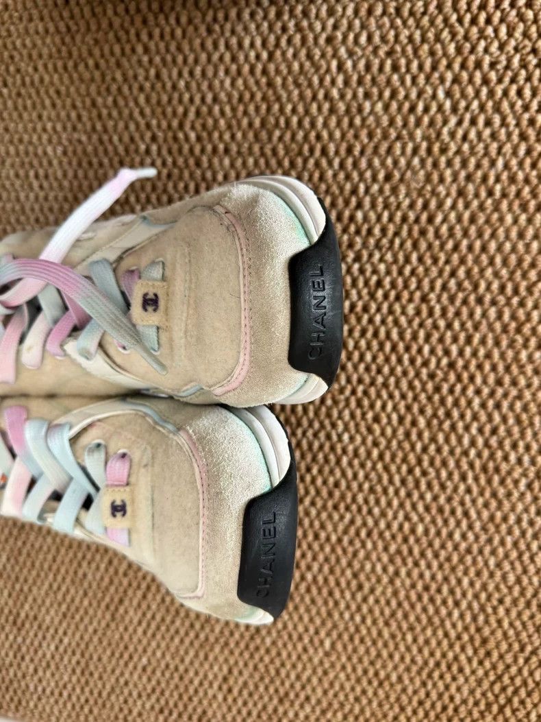Chanel Chanel Classic Double C Sports Sneakers Size US 7 / IT 37 - 8 Thumbnail