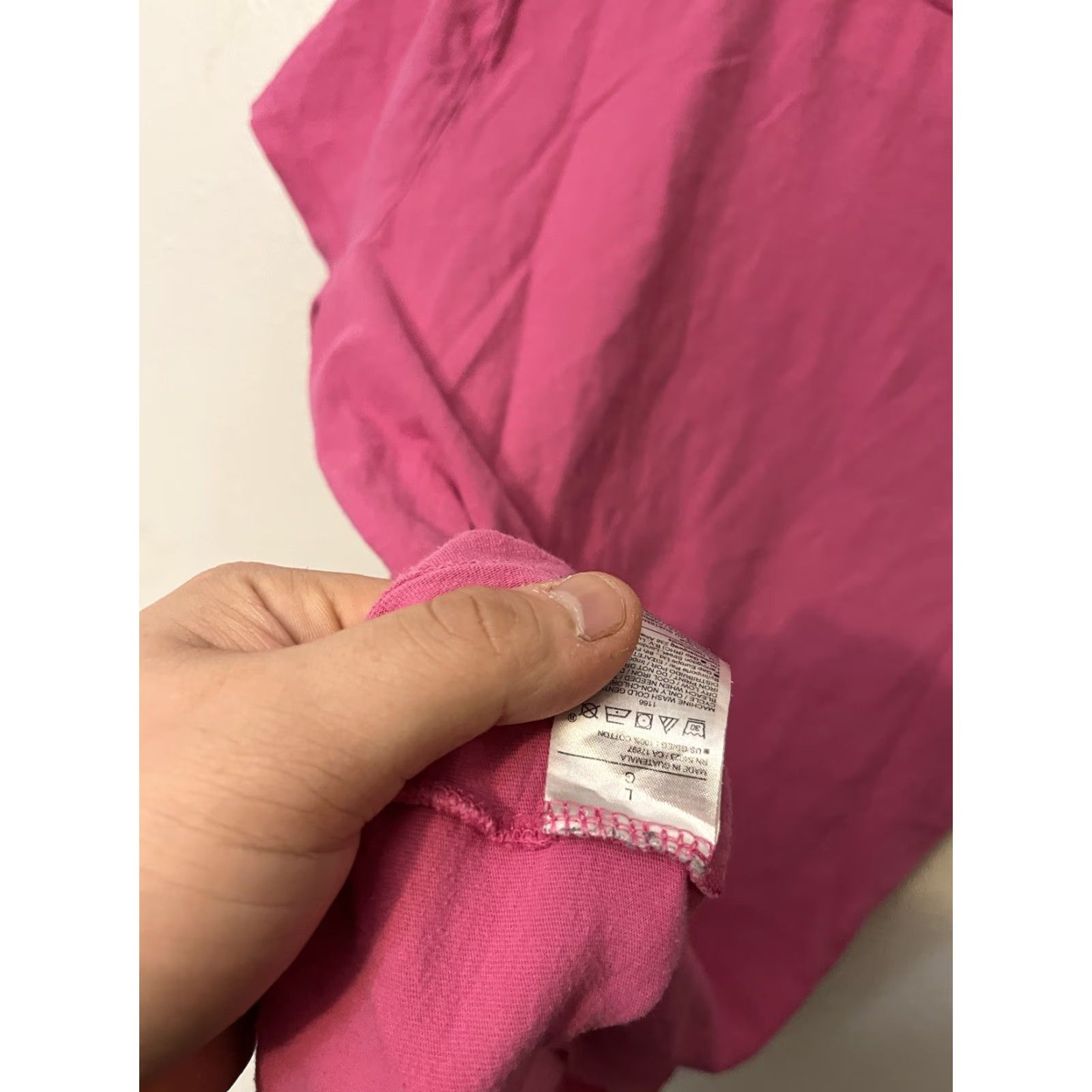Gap GAP Women's T-Shirt Short Sleeve Round Neck Pink Large Logo Vintage Size L / US 10 / IT 46 - 4 Thumbnail