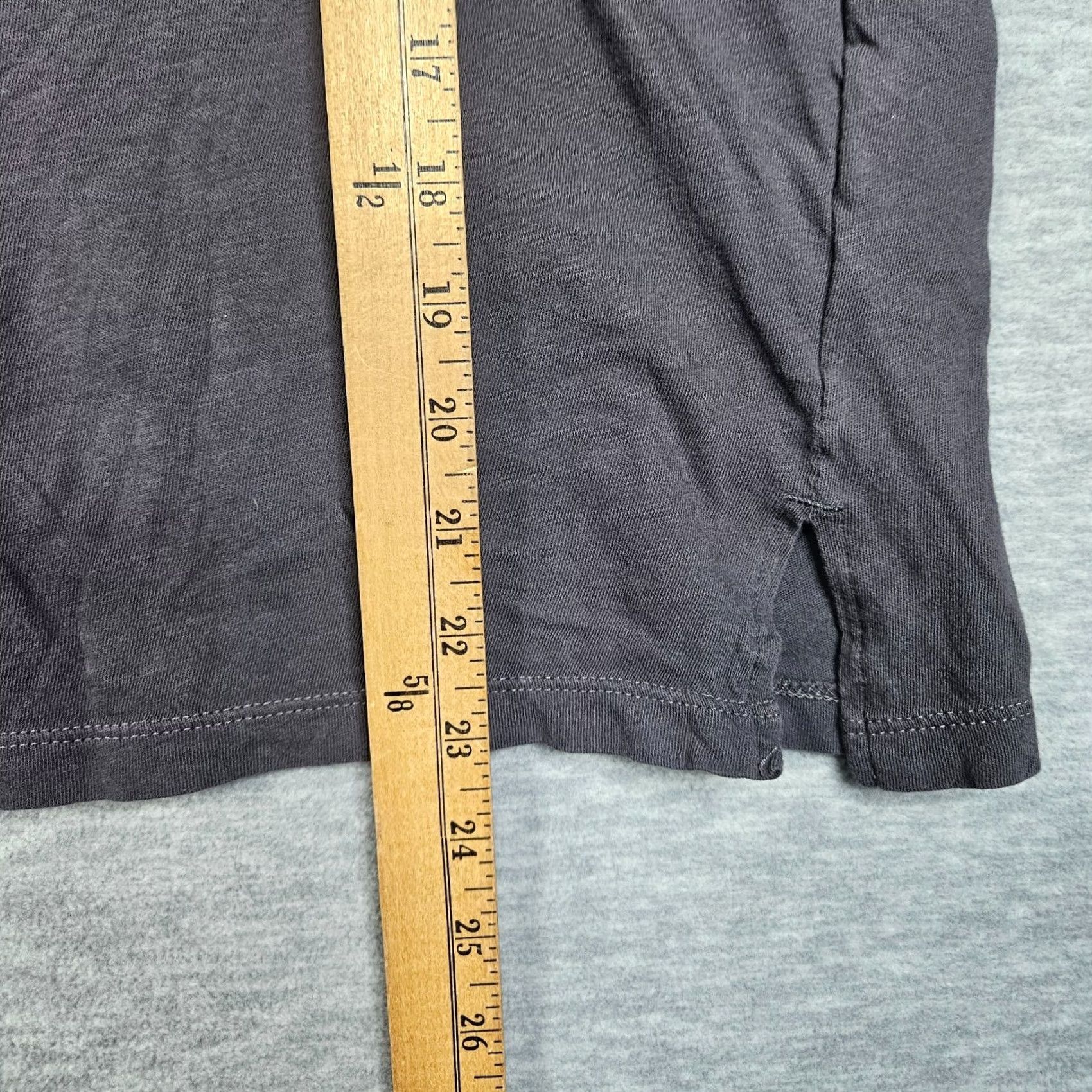 Madewell Madewell Women's Gray Short Sleeve Pocket Tee Size XXS Regular Cotton Blend T-Shirt, 2XS, Solid, Pullover, Basic Women's Top Size 24" / US 00 / IT 34 - 4 Thumbnail