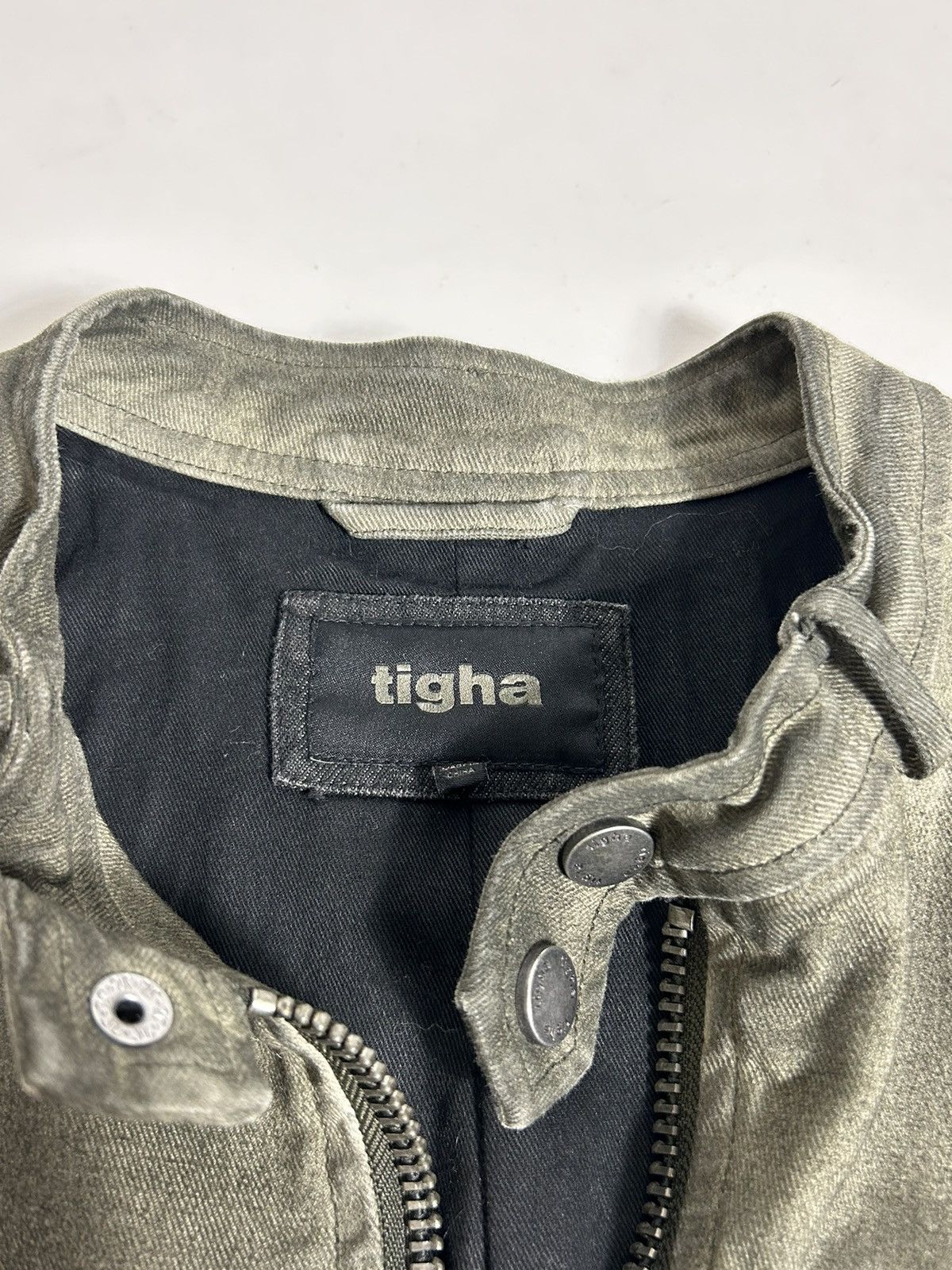 tigha Tigha Moto Avant garde leather jacket (Rick owens style) Size US L / EU 52-54 / 3 - 8 Thumbnail