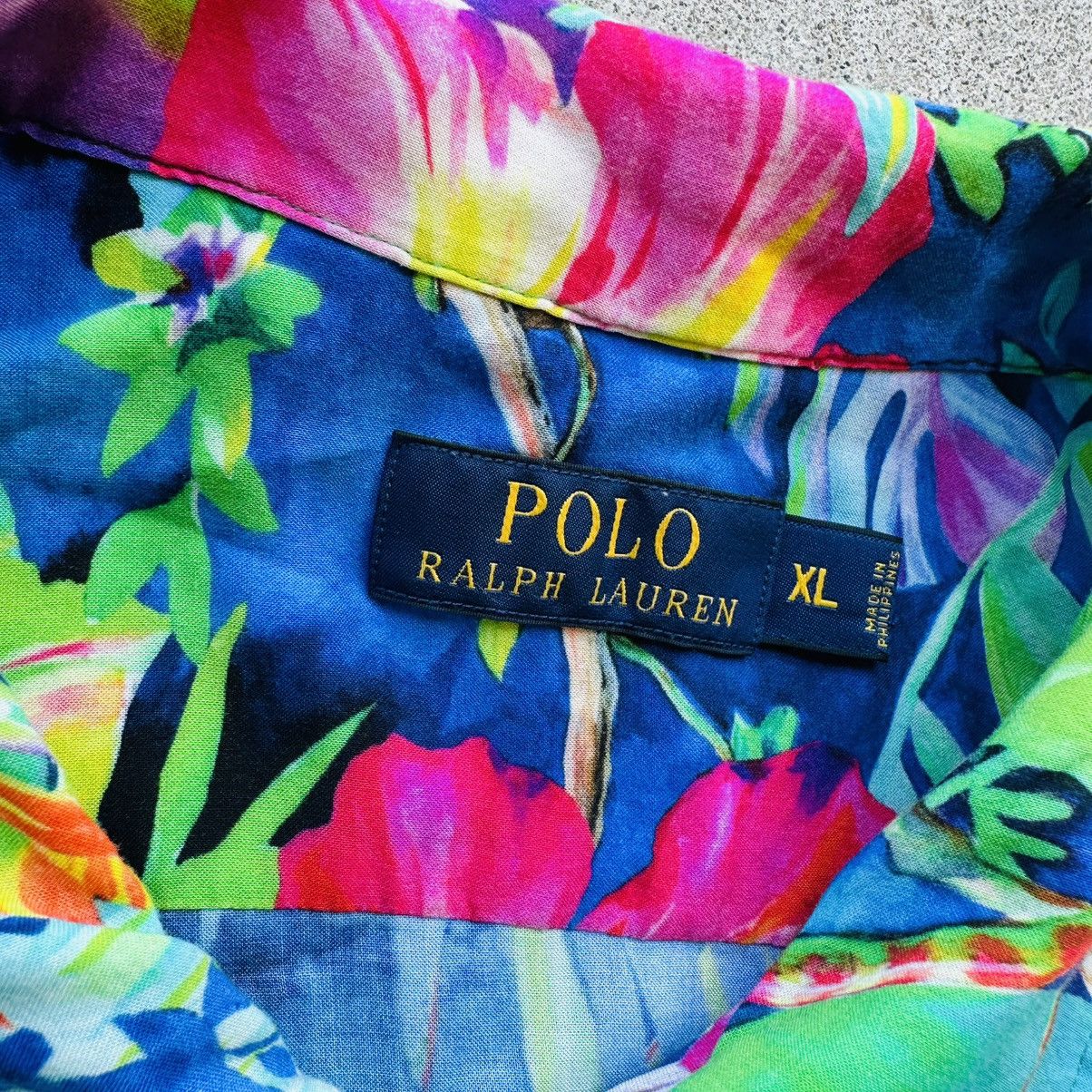 Polo Ralph Lauren Polo Ralph Lauren Hawaiian Shirt Men Size Xl 100% Viscose Size US XL / EU 56 / 4 - 3 Thumbnail