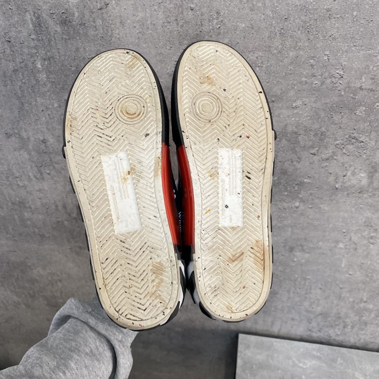 Off-White Off-White Vulcanized Low Sneakers Black Arrow Shoes Size US 10 / EU 43 - 10 Thumbnail