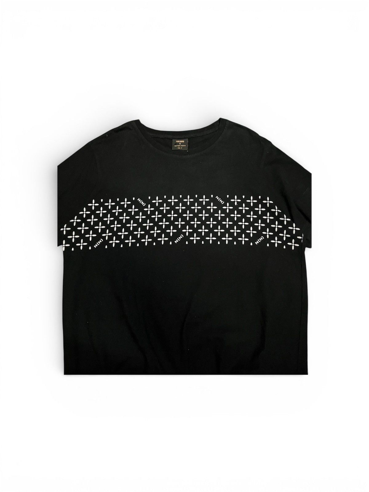 Number (N)ine Number (N)ine Black Graphic Tee | Japanese Streetwear Size US L / EU 52-54 / 3 - 2 Thumbnail