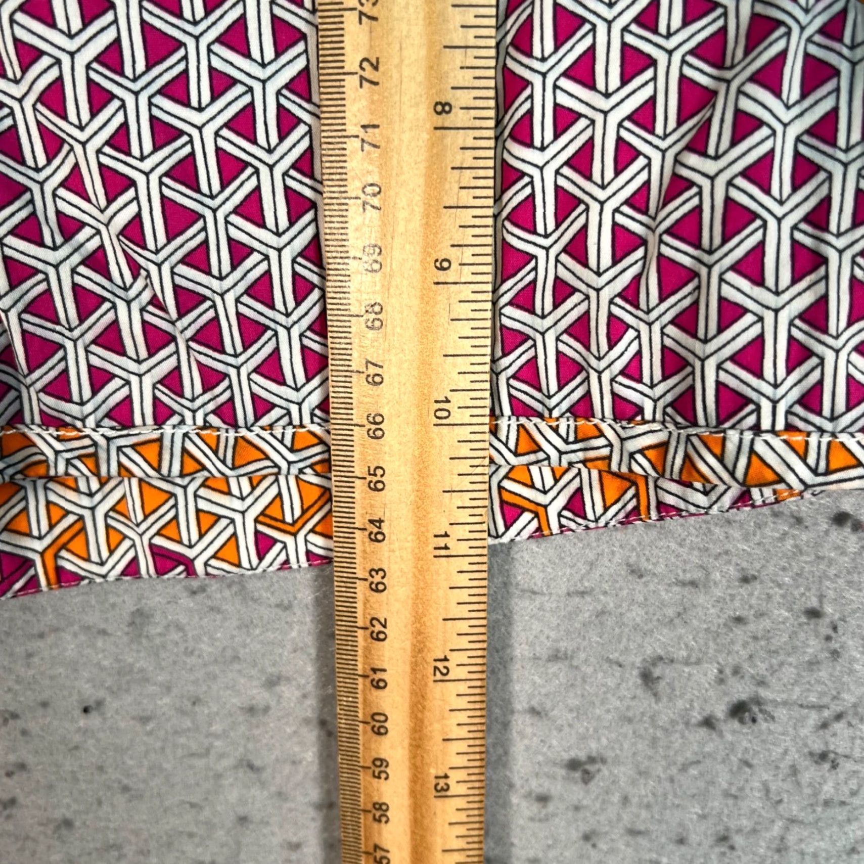 Tibi Tibi Shorts Adult Womens Size 2 Multicolor Geometric Print Cotton Blend Size 26" / US 2 / IT 38 - 6 Thumbnail
