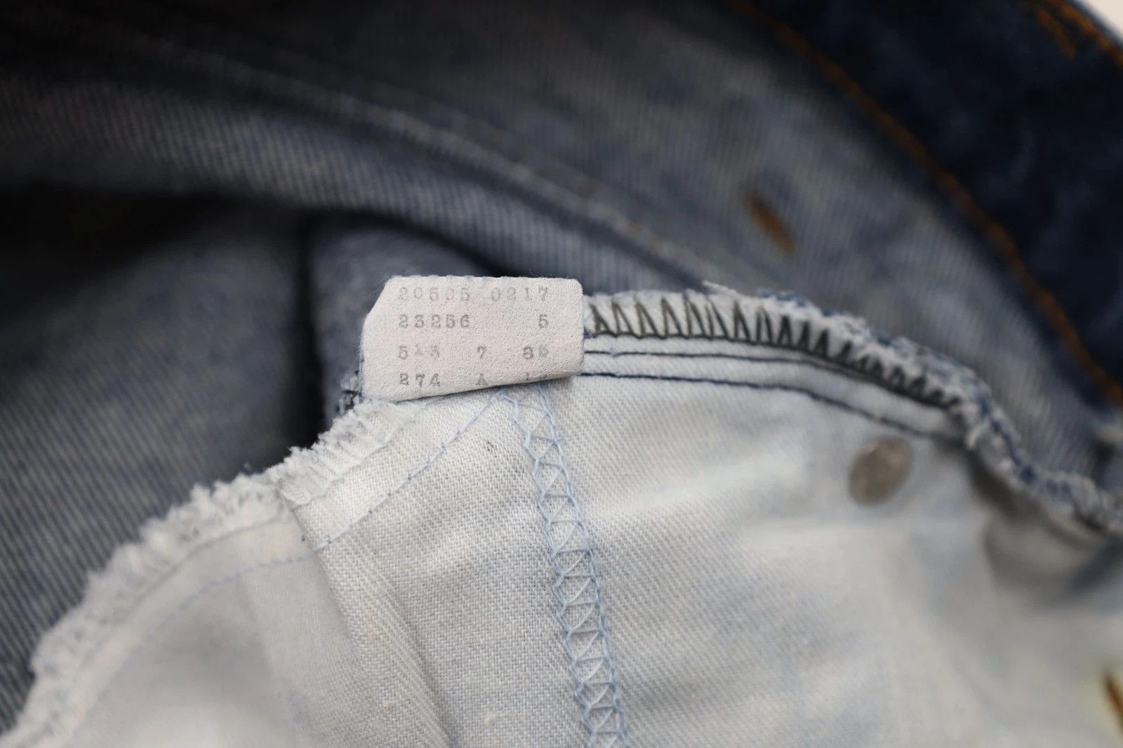 Levi's Vintage 80s Levis 505 Orange Tab Straight Leg Jeans USA Size US 36 / EU 52 - 11 Thumbnail