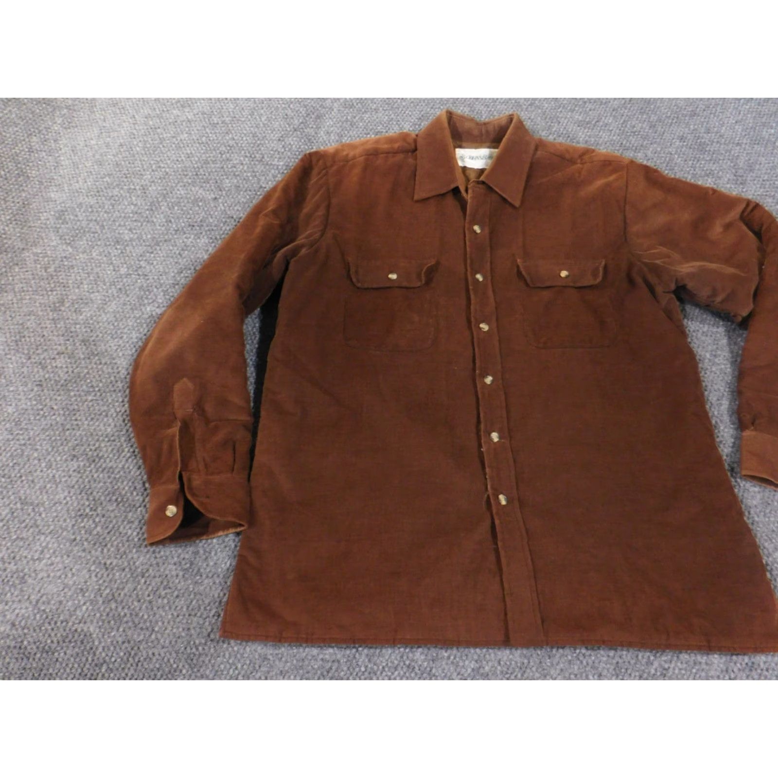 Vintage VINTAGE St Johns Bay Jacket Mens Large Corduroy Quilted Lined Shirt Coat 90s Size US L / EU 52-54 / 3 - 3 Thumbnail