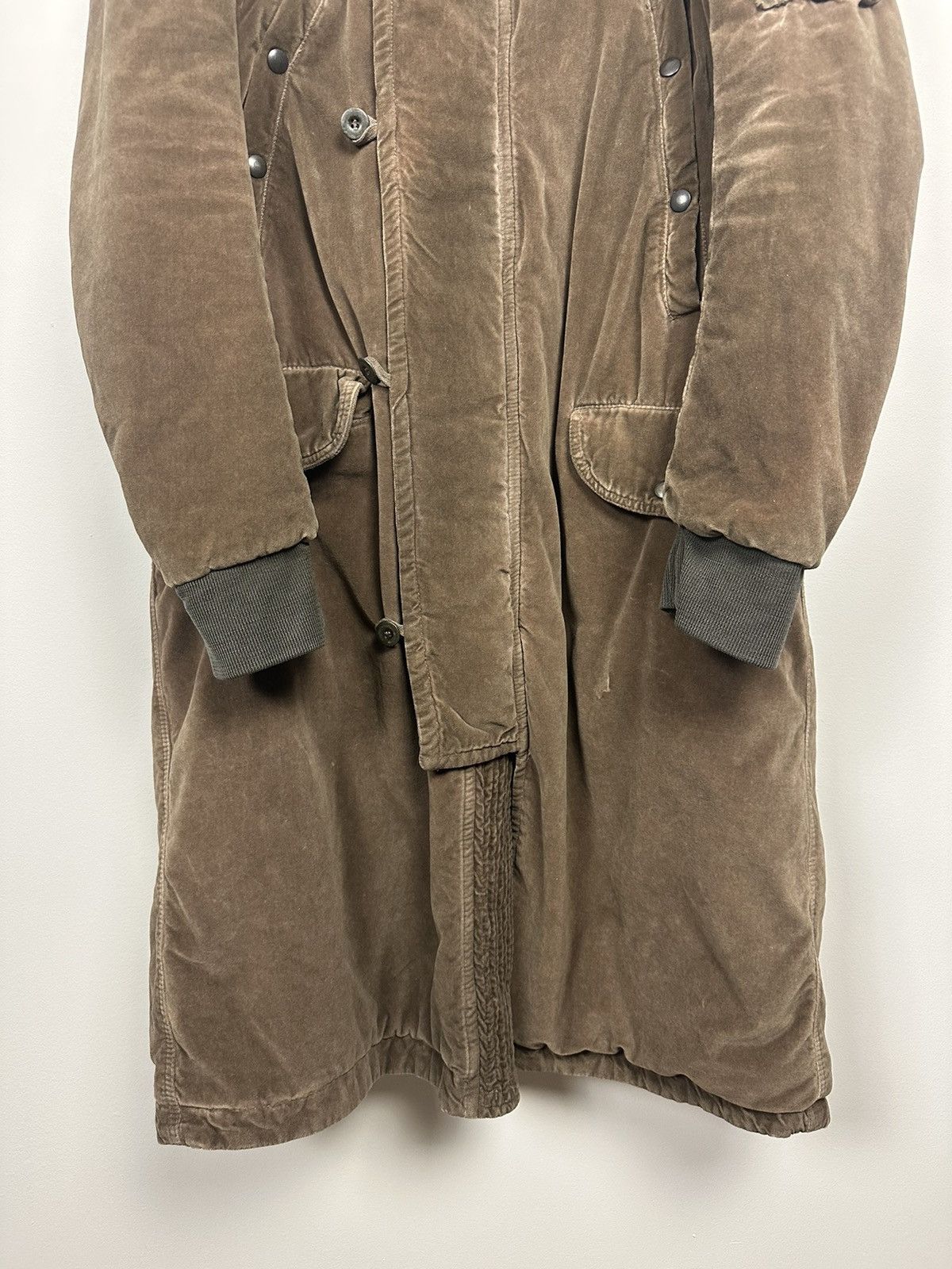 Rick Owens × Rick Owens Drkshdw DRKSHDW AW08 Crushed Velvet Exploder Parka Size US S / EU 44-46 / 1 - 3 Thumbnail