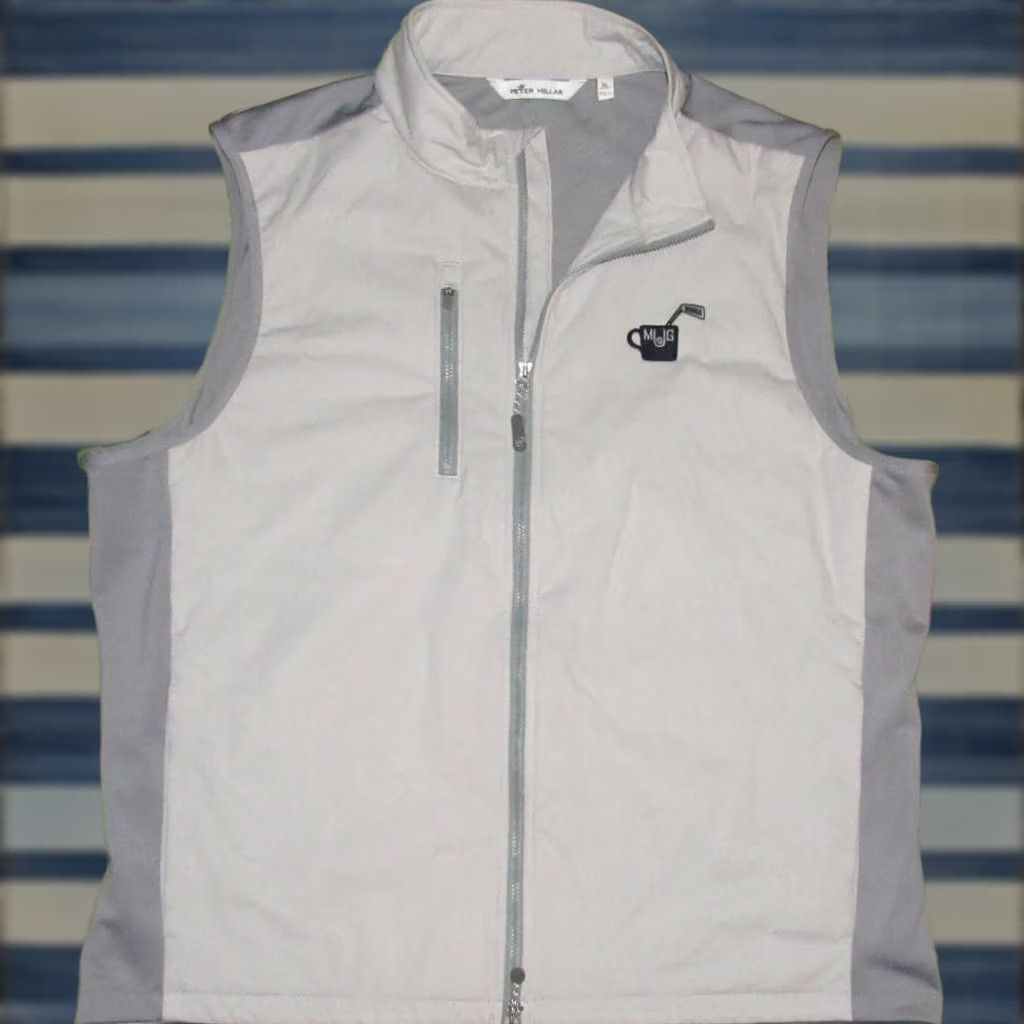 Peter Millar PETER MILLAR British Grey Fuse Hybrid Vest XL - Vest - Mens - Gray - XL Size US XL / EU 56 / 4 - 1 Thumbnail