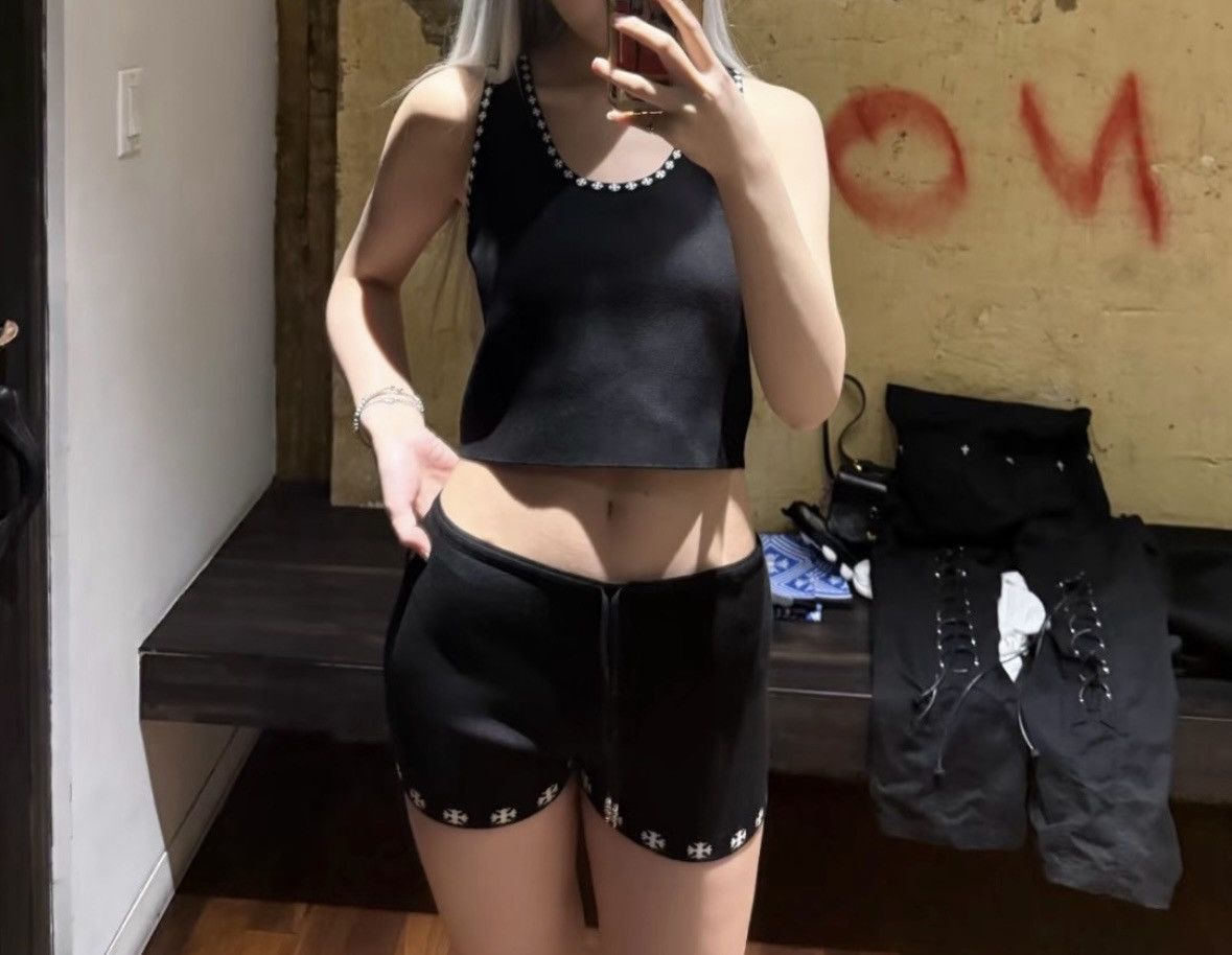 Chrome Hearts Chrome Hearts knit tank top and shorts set Size S / US 4 / IT 40 - 14 Thumbnail