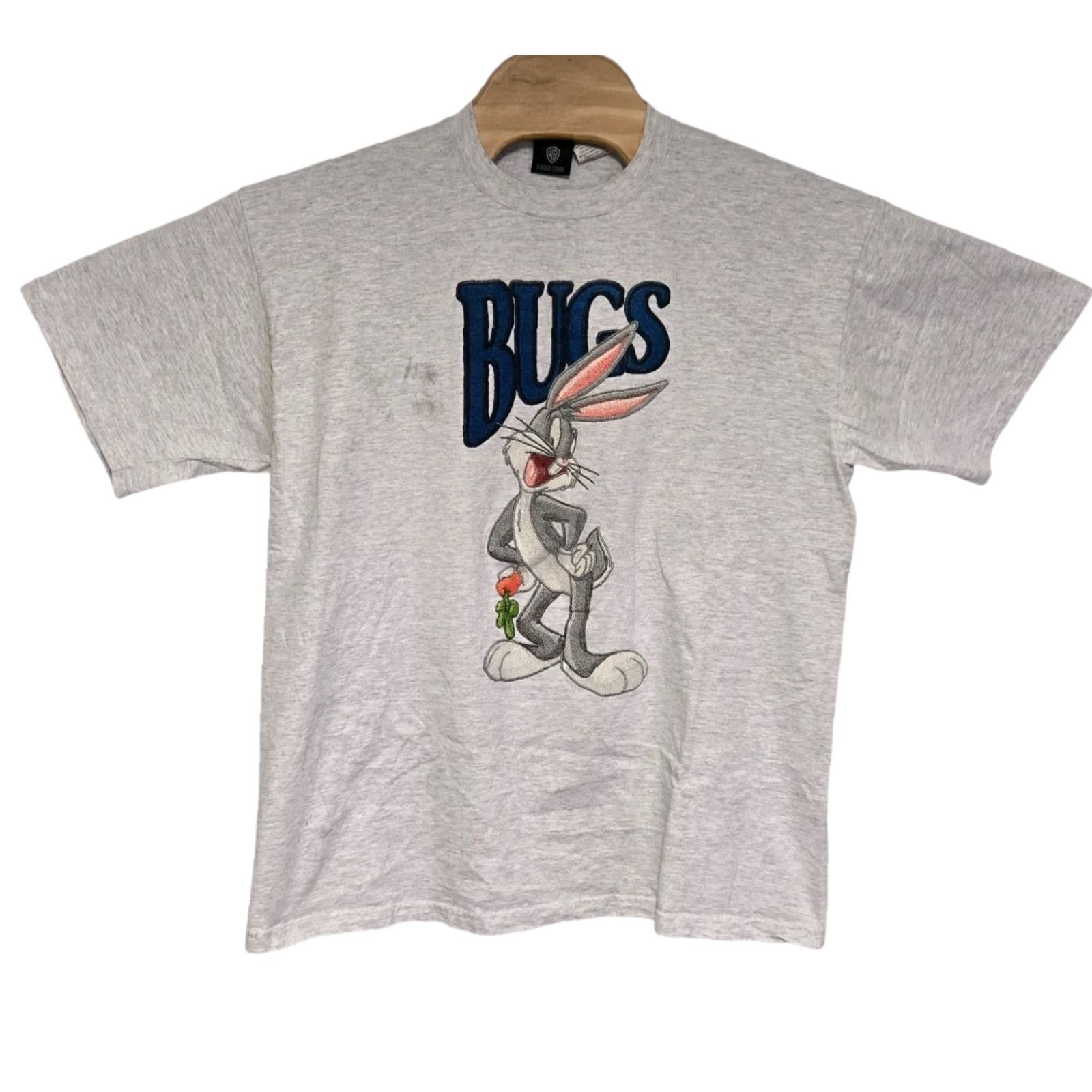Vintage **VTG Bugs Bunny 90s T-Shirt Mens Large Gray** User: VTG Bugs Bunny 90s T-Shirt Mens Large Gray Size US L / EU 52-54 / 3 - 2 Thumbnail