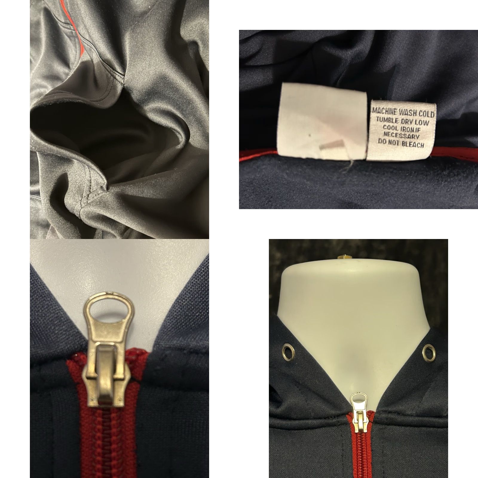 MLB Majestic Boston Red Sox Full Zip Hoodie Men 3XL Navy Blue Pockets MLB Baseball Logo Size US XXL / EU 58 / 5 - 10 Thumbnail