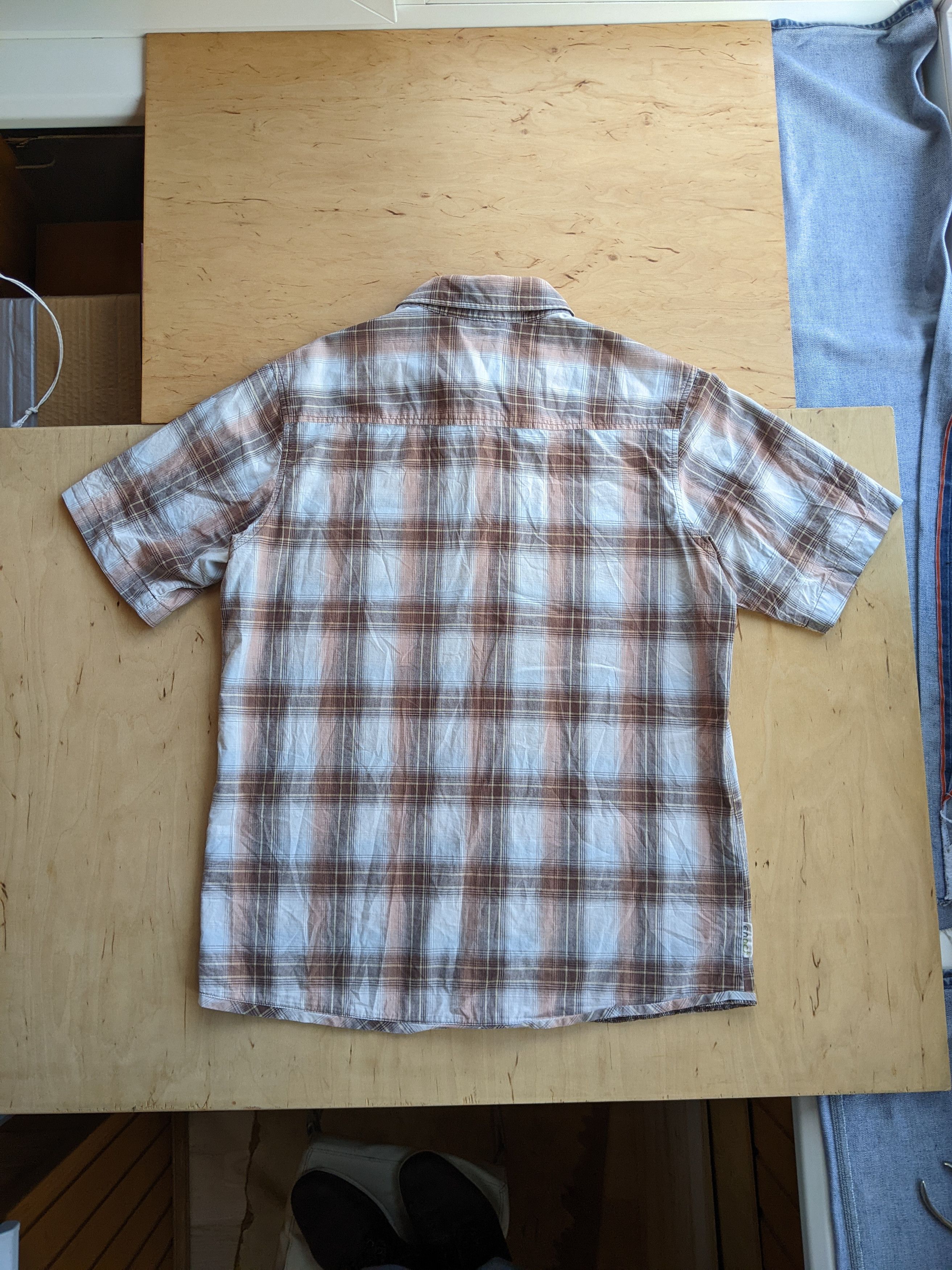 Japanese Brand × Kathmandu Kathmandu Outdoor Plaid Shirt Organic Cotton Gorpcore Size US L / EU 52-54 / 3 - 3 Thumbnail