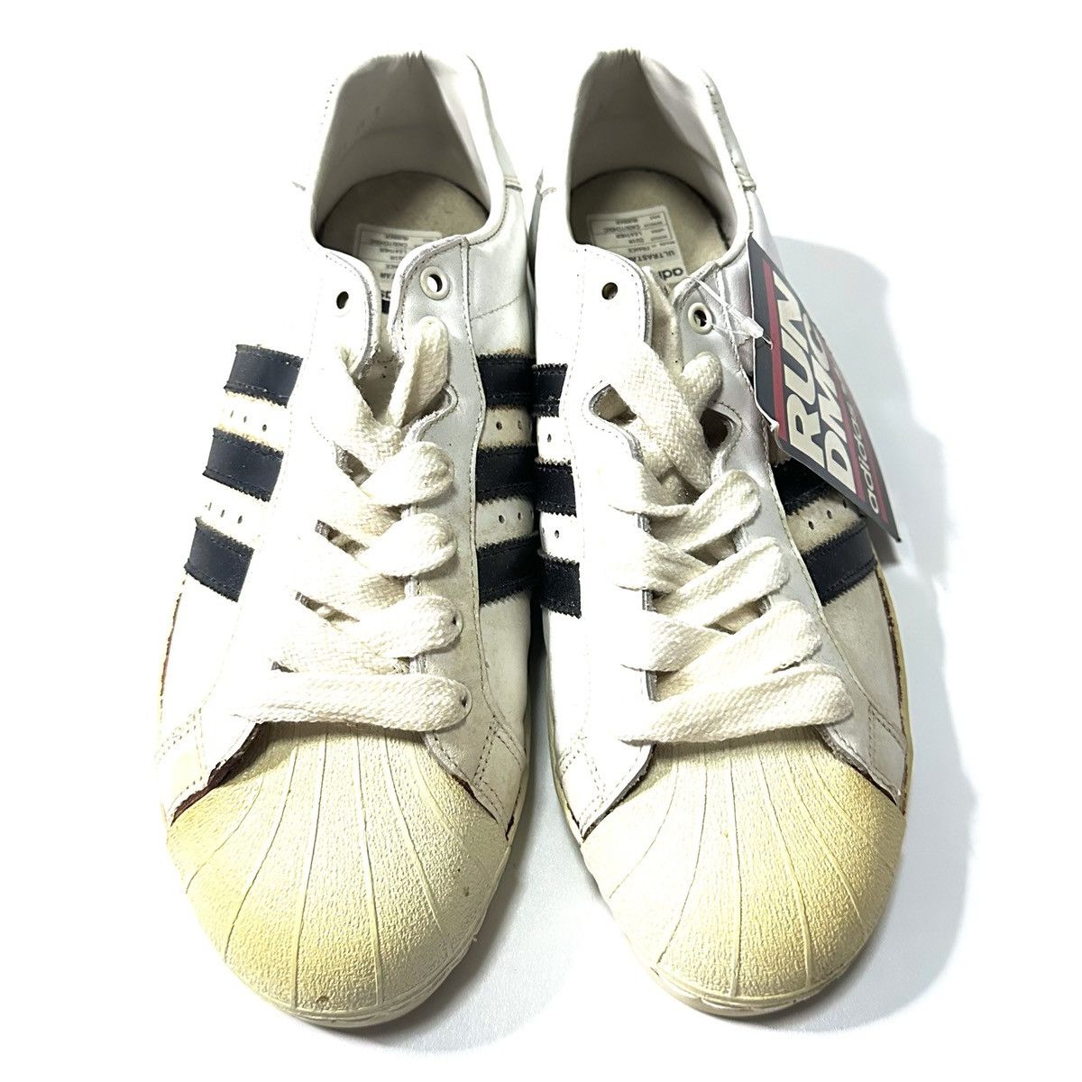 Adidas × RUN DMC 80s adidas ULTRASTAR ×RUN DMC made in France deadstock shoes Size US 8 / EU 41 - 2 Thumbnail