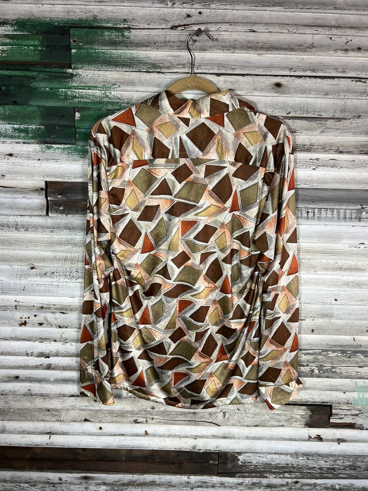 Vintage Vintage 80s Disco Shirt Size US L / EU 52-54 / 3 - 2 Thumbnail
