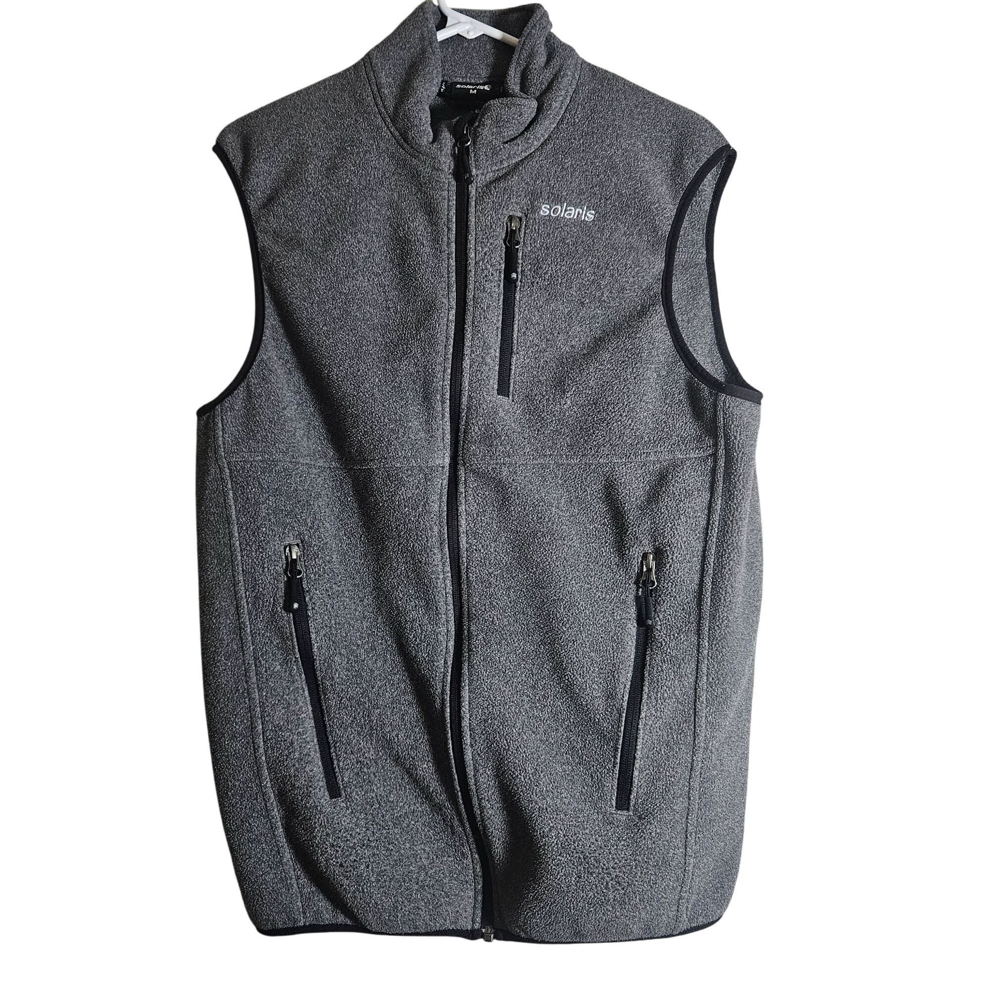Other Solaris Men’s Gray Fleece Vest M Outdoor Utility Quiet Luxur Size US M / EU 48-50 / 2 - 2 Thumbnail