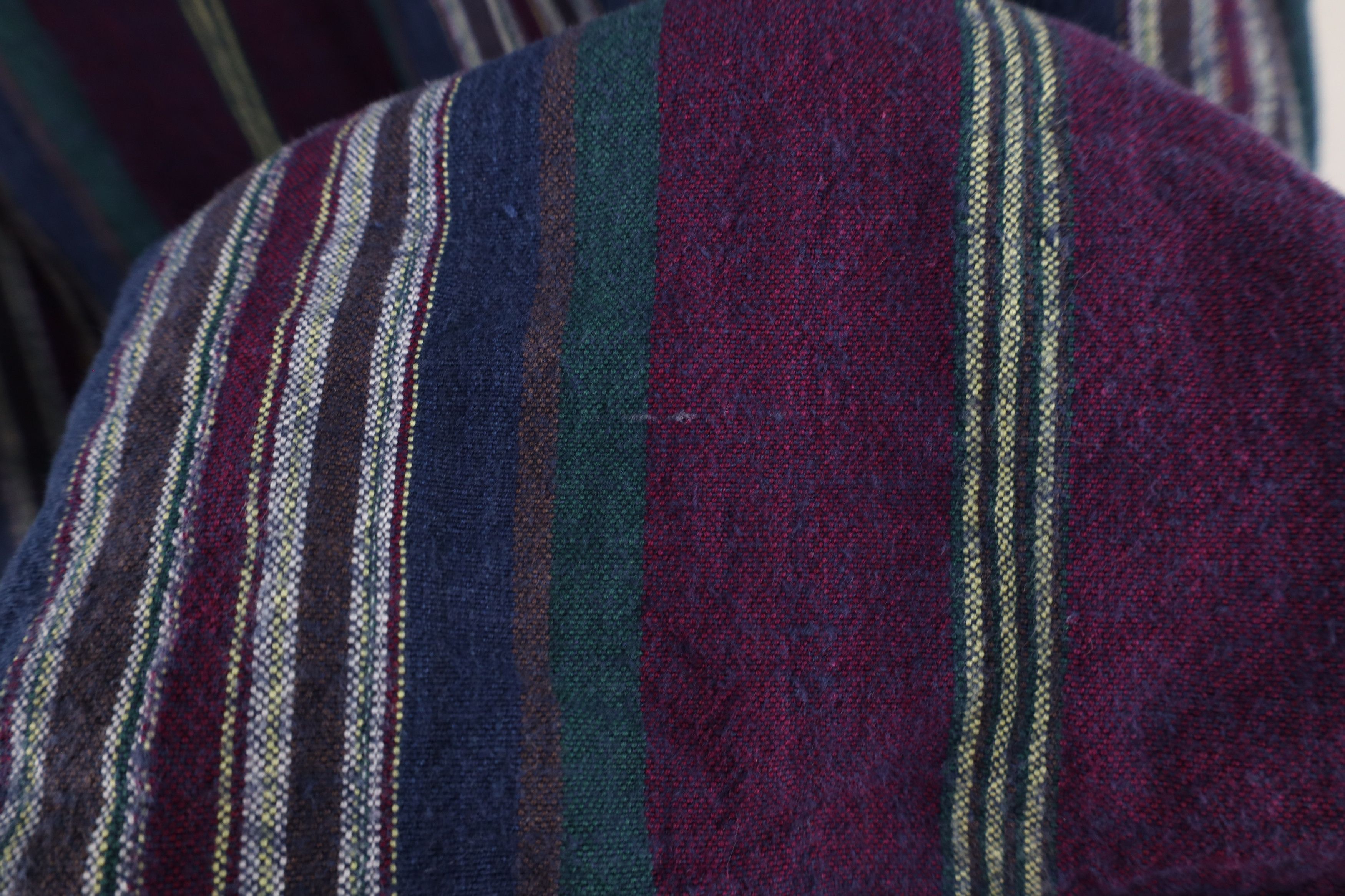 Vintage Vintage 90s Streetwear Striped Flannel Collar Button Shirt Size US XL / EU 56 / 4 - 7 Thumbnail