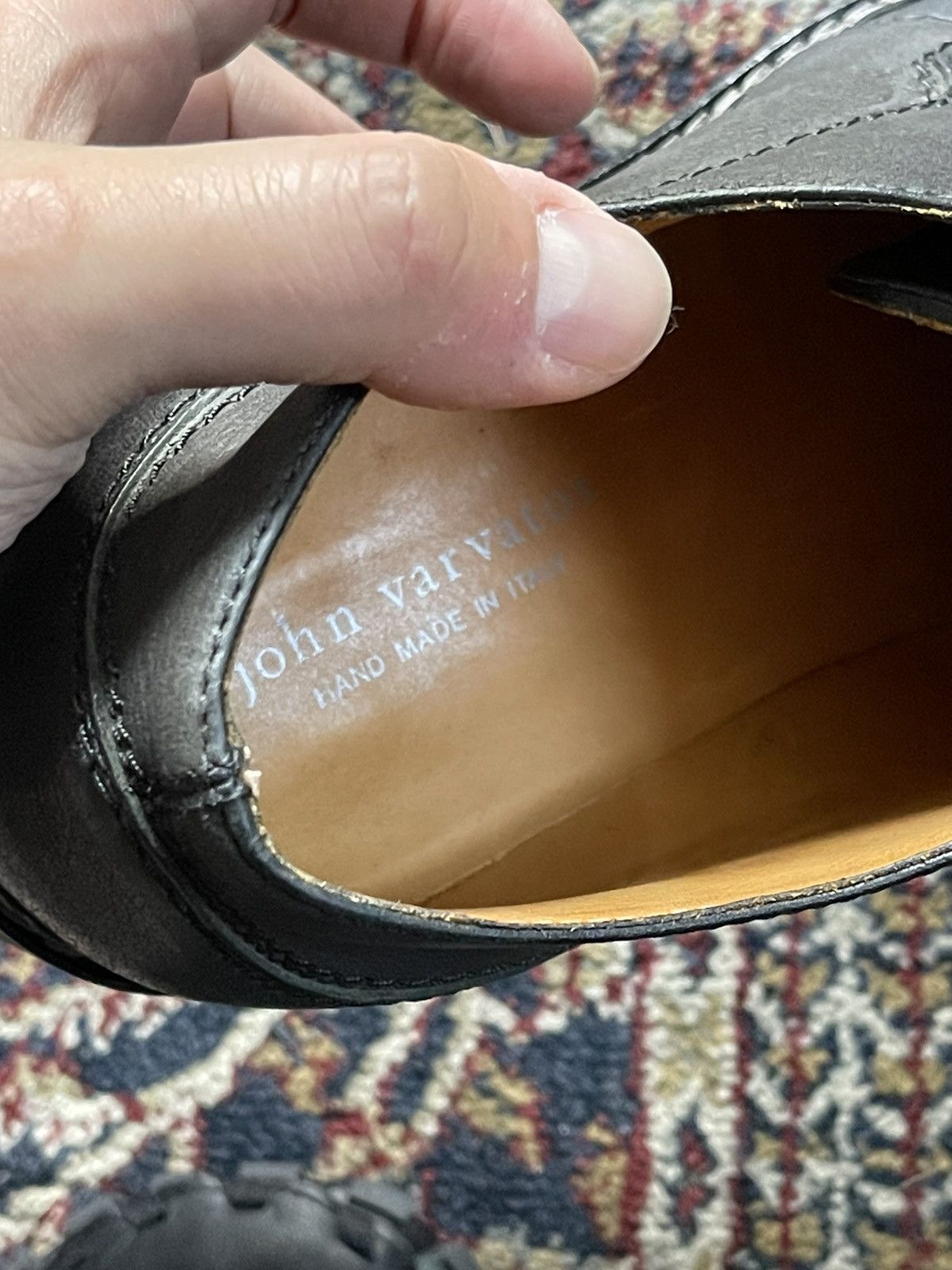 John Varvatos John Varvatos leather shoes handmade made in italy size 11 Size US 11 / EU 44 - 11 Thumbnail