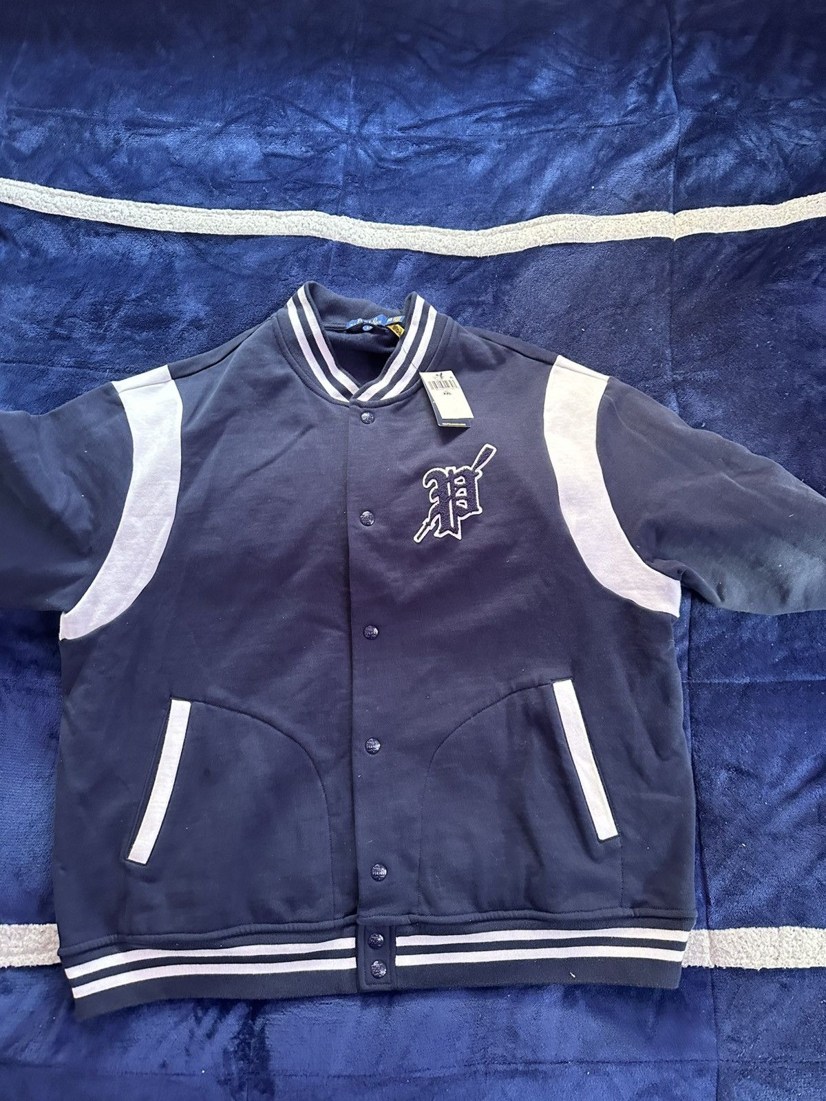 Polo Ralph Lauren Ralph Lauren Fleece Graphic Baseball Jacket Size US XXL / EU 58 / 5 - 1 Thumbnail