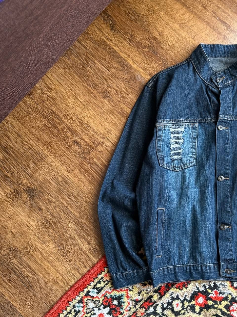 Hysteric Glamour VTG Hysteric Glamour Style Distressed Denim Jacket Y2K Size US L / EU 52-54 / 3 - 4 Thumbnail