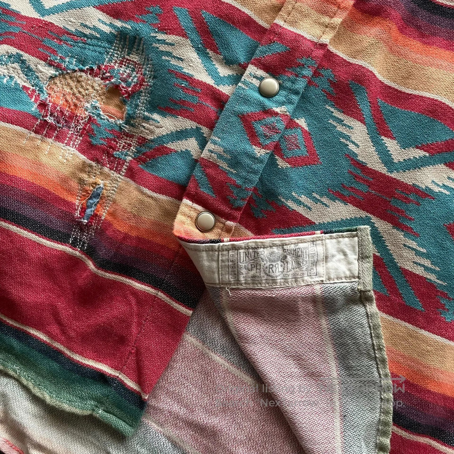 RRL Ralph Lauren RRL Double RL Southwest Shirt. Size US S / EU 44-46 / 1 - 8 Thumbnail