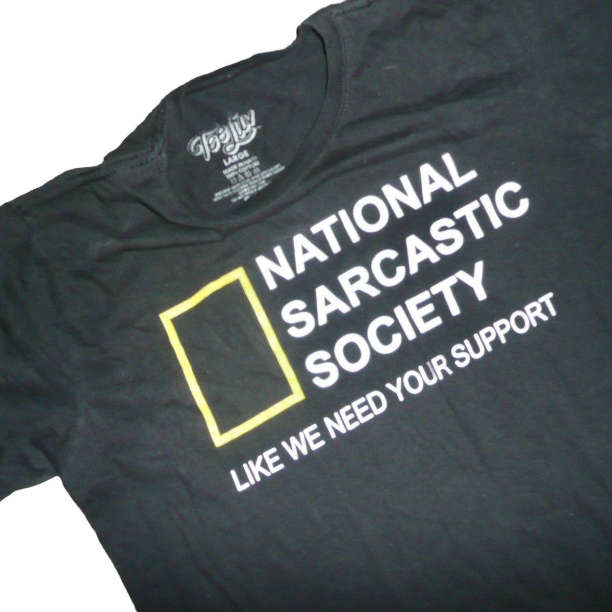 Vintage National Geographic • “National Sarcastic Society” Size US L / EU 52-54 / 3 - 2 Thumbnail